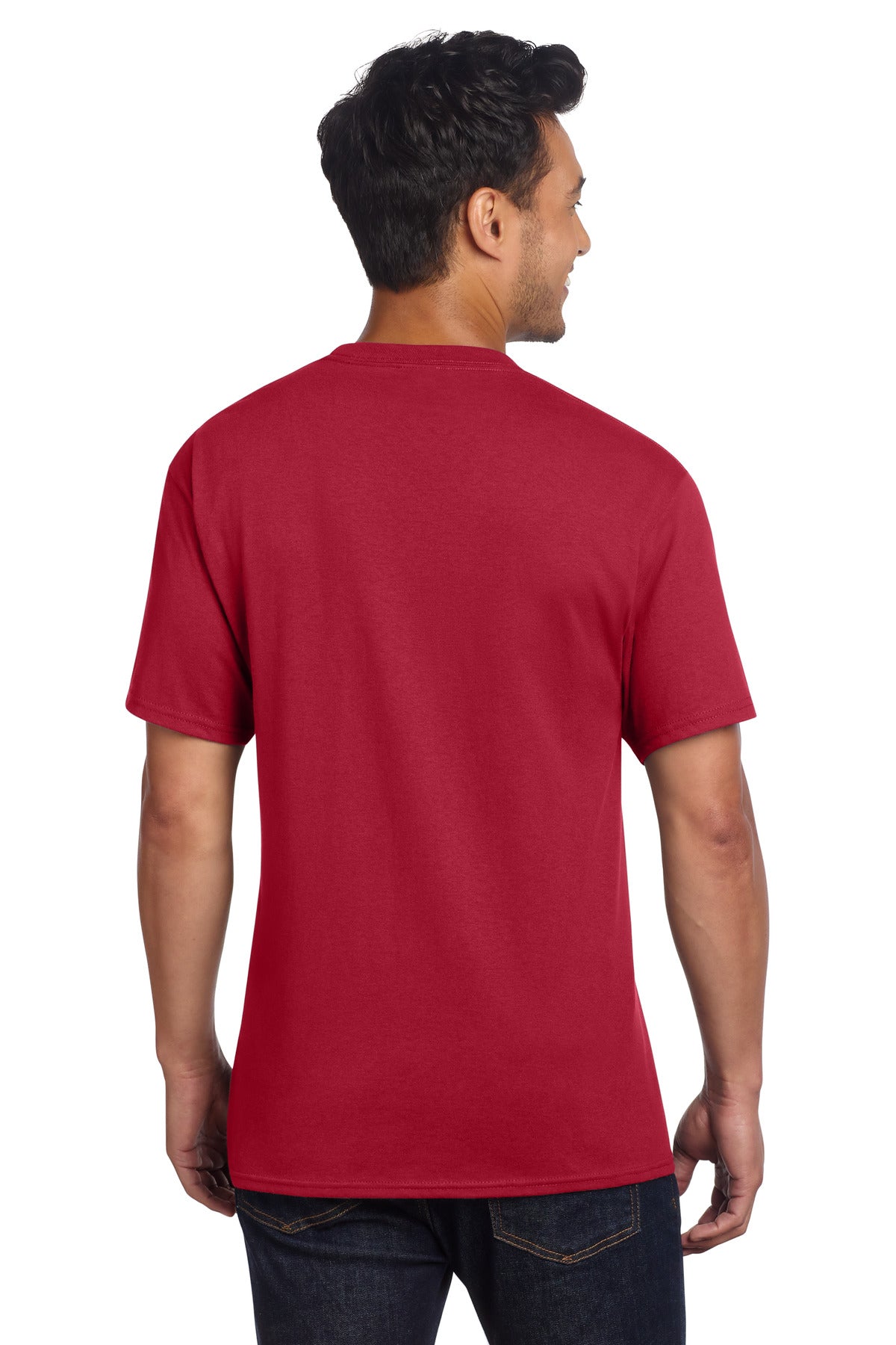 Port & Co Core Cotton DTG Tee PC54DTG - Red - back