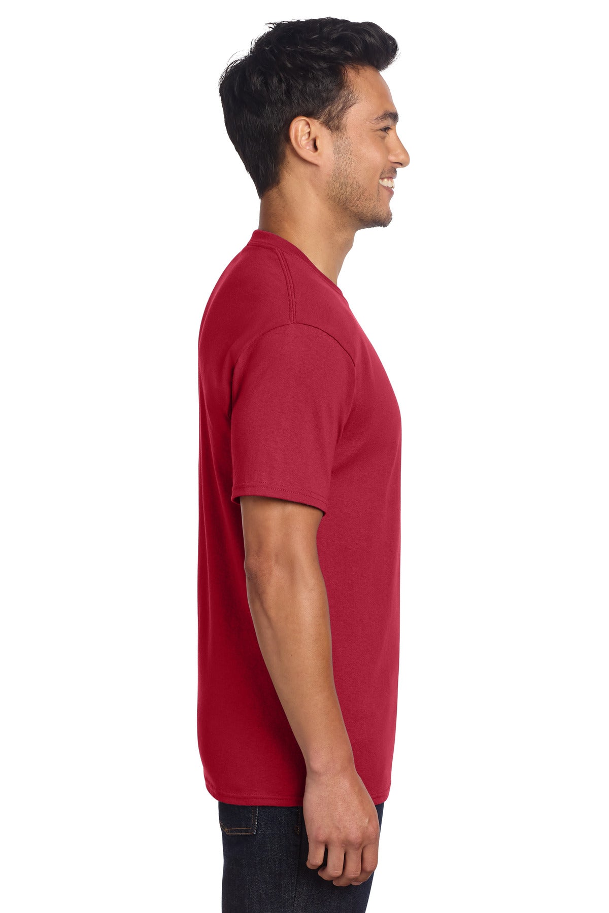 Port & Co Core Cotton DTG Tee PC54DTG - Red - side
