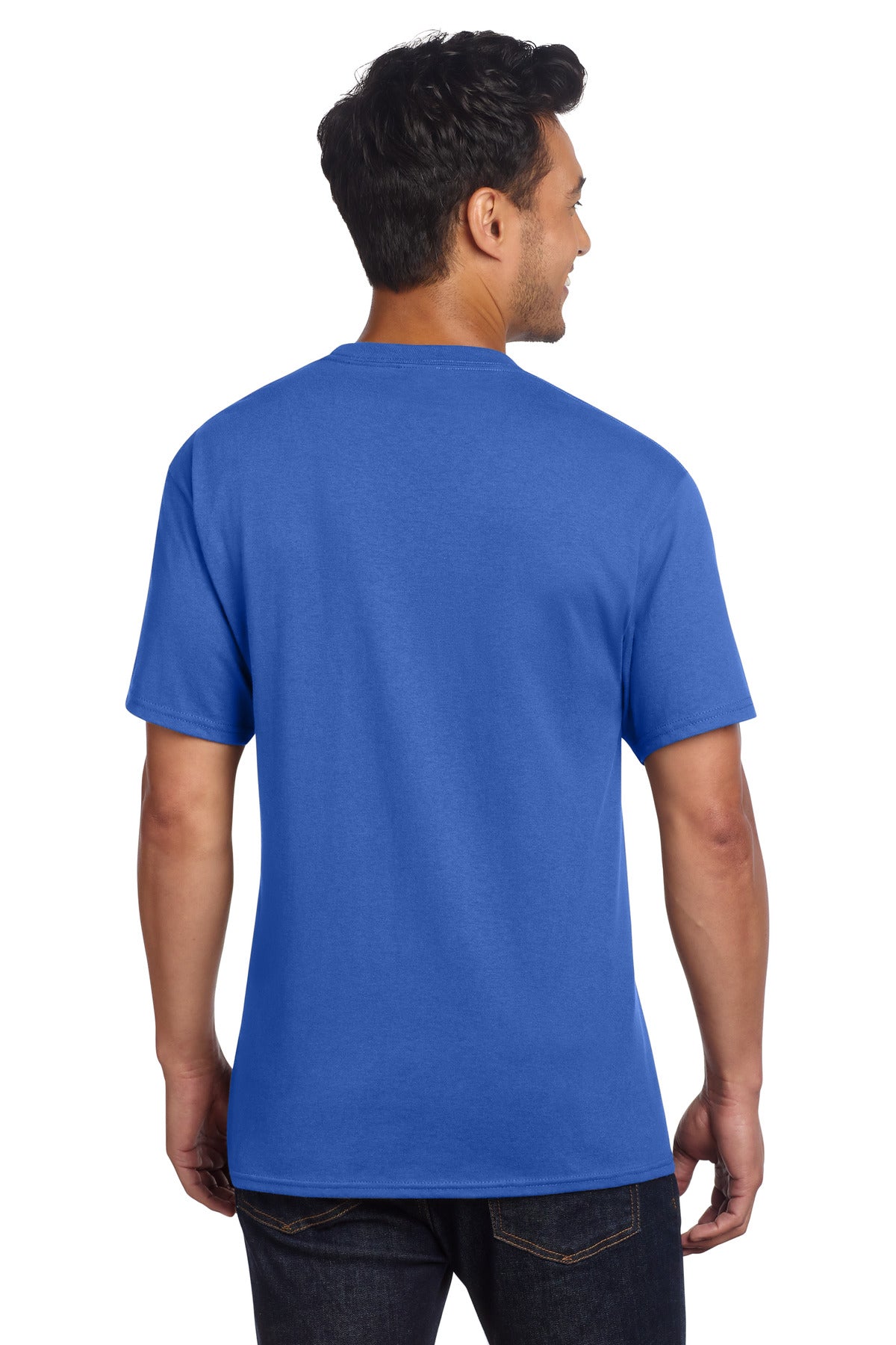Port & Co Core Cotton DTG Tee PC54DTG - Royal - back