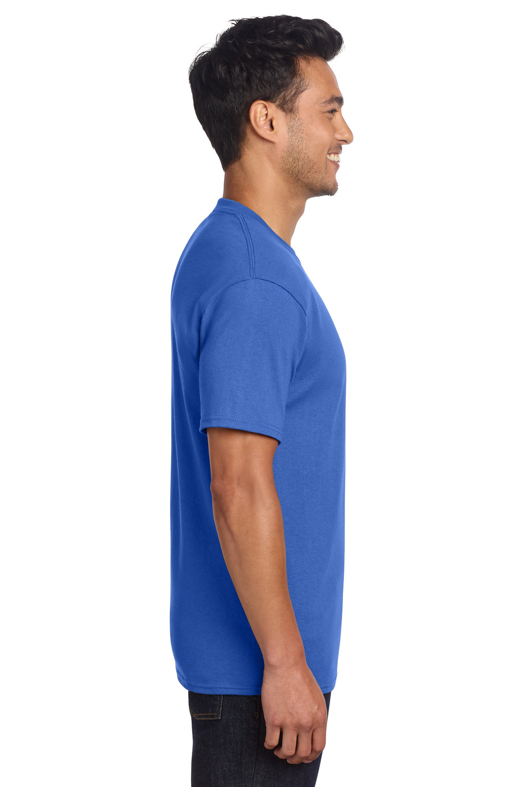 Port & Co Core Cotton DTG Tee PC54DTG - Royal - side