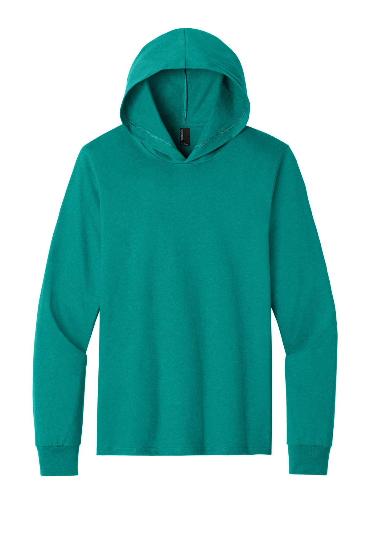 Port & Co Core Cotton Pullover Hooded Tee PC54H - Jade Green - front