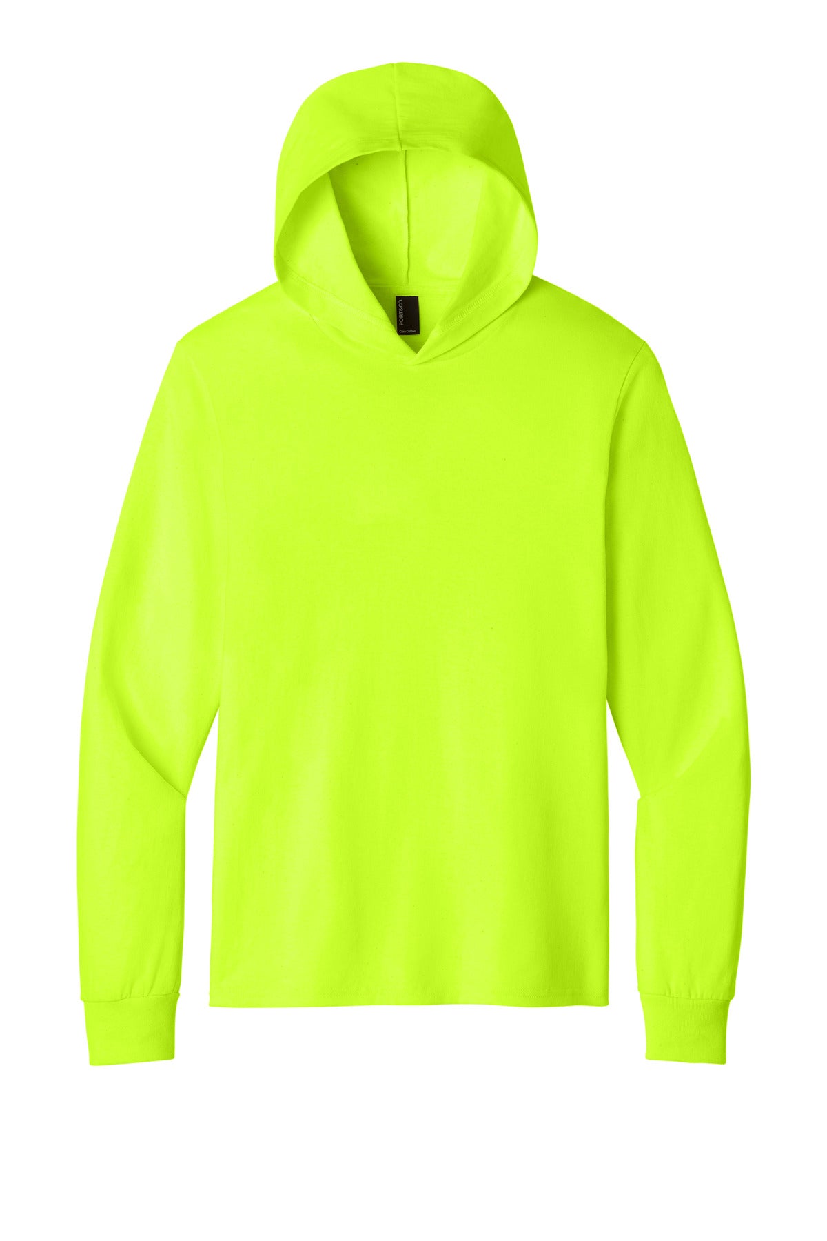 Port & Co Core Cotton Pullover Hooded Tee PC54H - S. Green - front