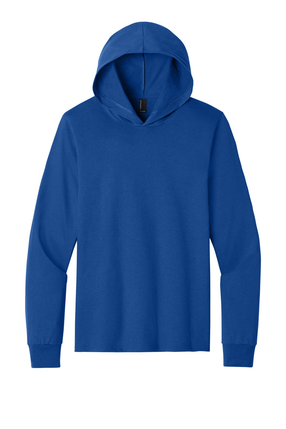 Port & Co Core Cotton Pullover Hooded Tee PC54H - True Royal - front