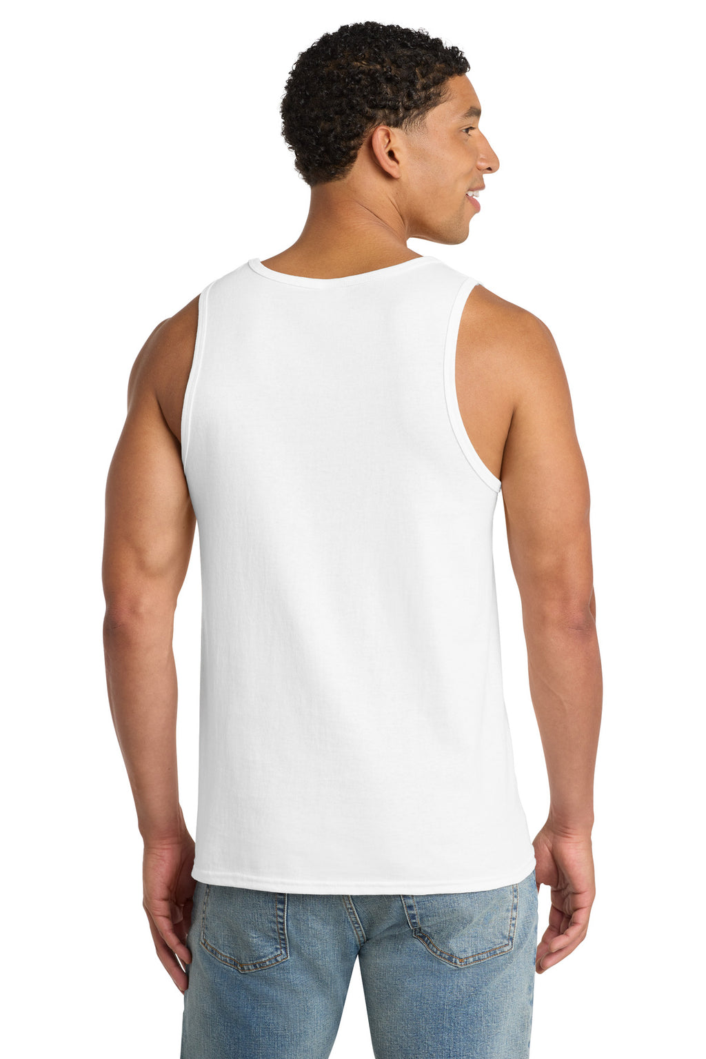 Port & Co Core Cotton Tank Top. PC54TT - White - back