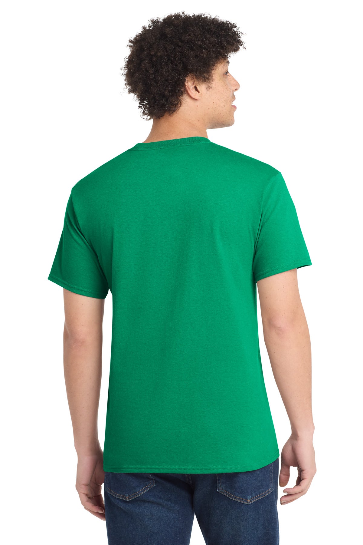 Port & Co Tall Core Cotton Tee PC54T - Kelly - back