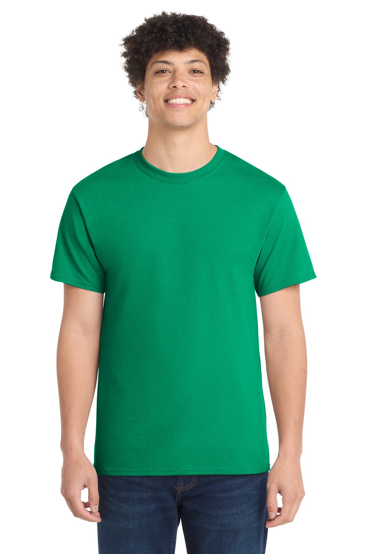 Port & Co Tall Core Cotton Tee PC54T - Kelly - front