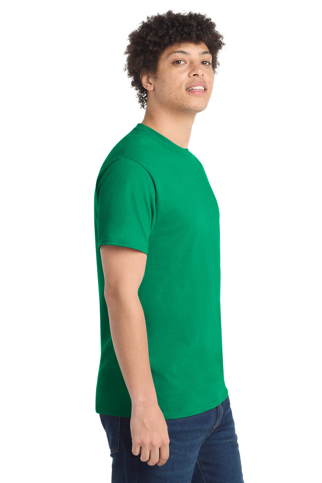 Port & Co Tall Core Cotton Tee PC54T - Kelly - side