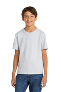 Port & Co Youth Core Cotton Tee. PC54Y - Ash - front