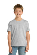 Port & Co Youth Core Blend Tee. PC55Y - Ash - front