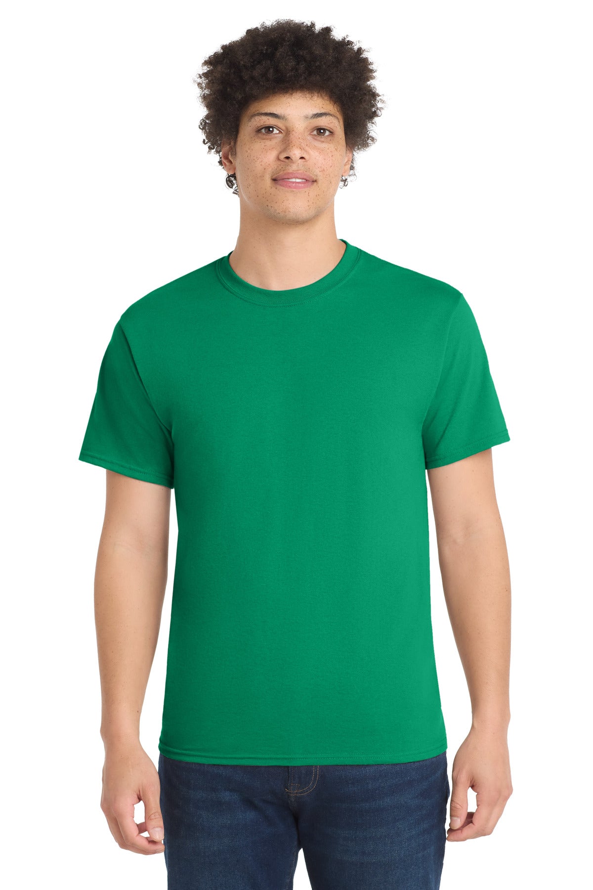Port & Co Core Blend Tee. PC55 - Kelly - front
