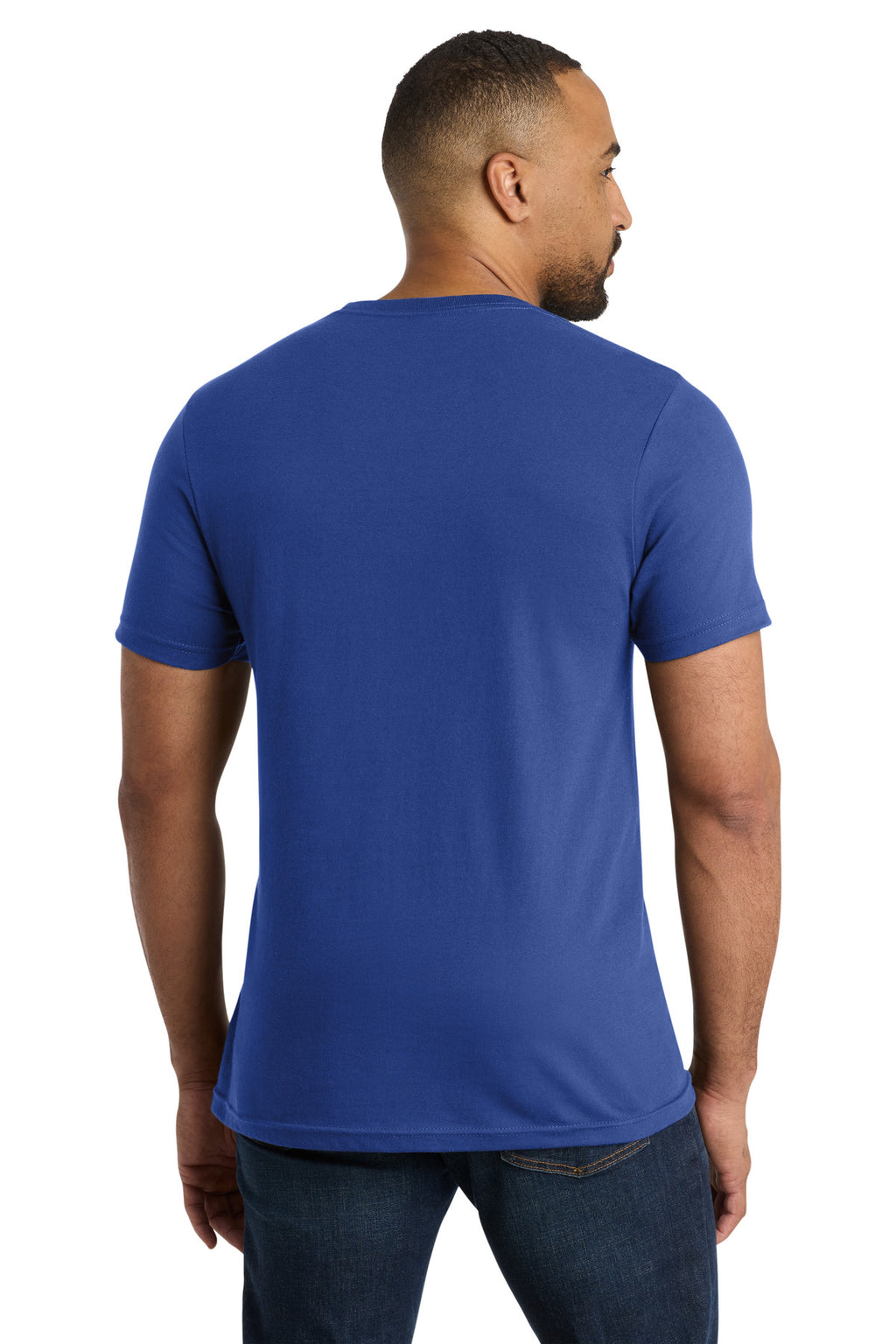 Port & Co Bouncer Tee PC600 - Blue Iris - back