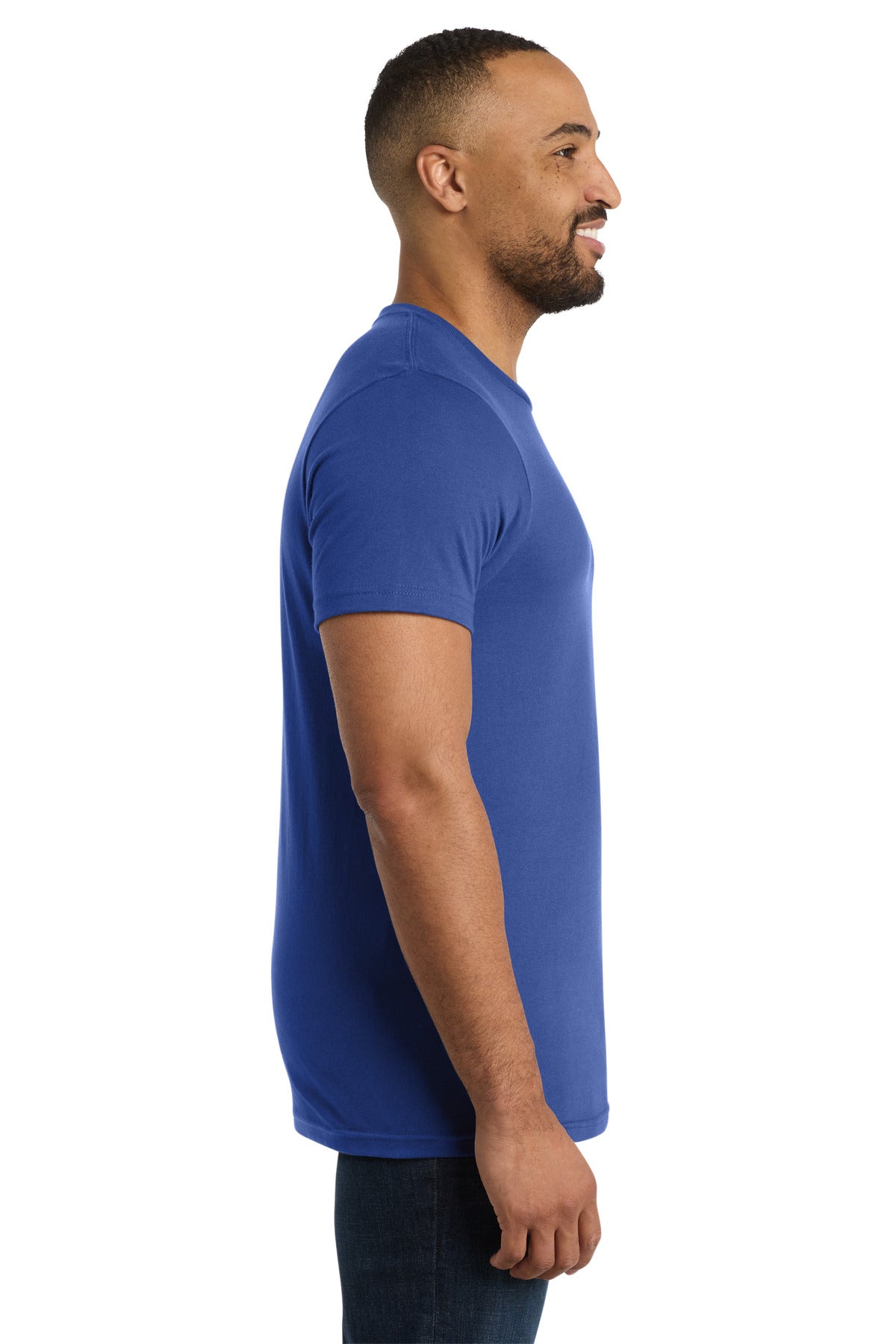 Port & Co Bouncer Tee PC600 - Blue Iris - side
