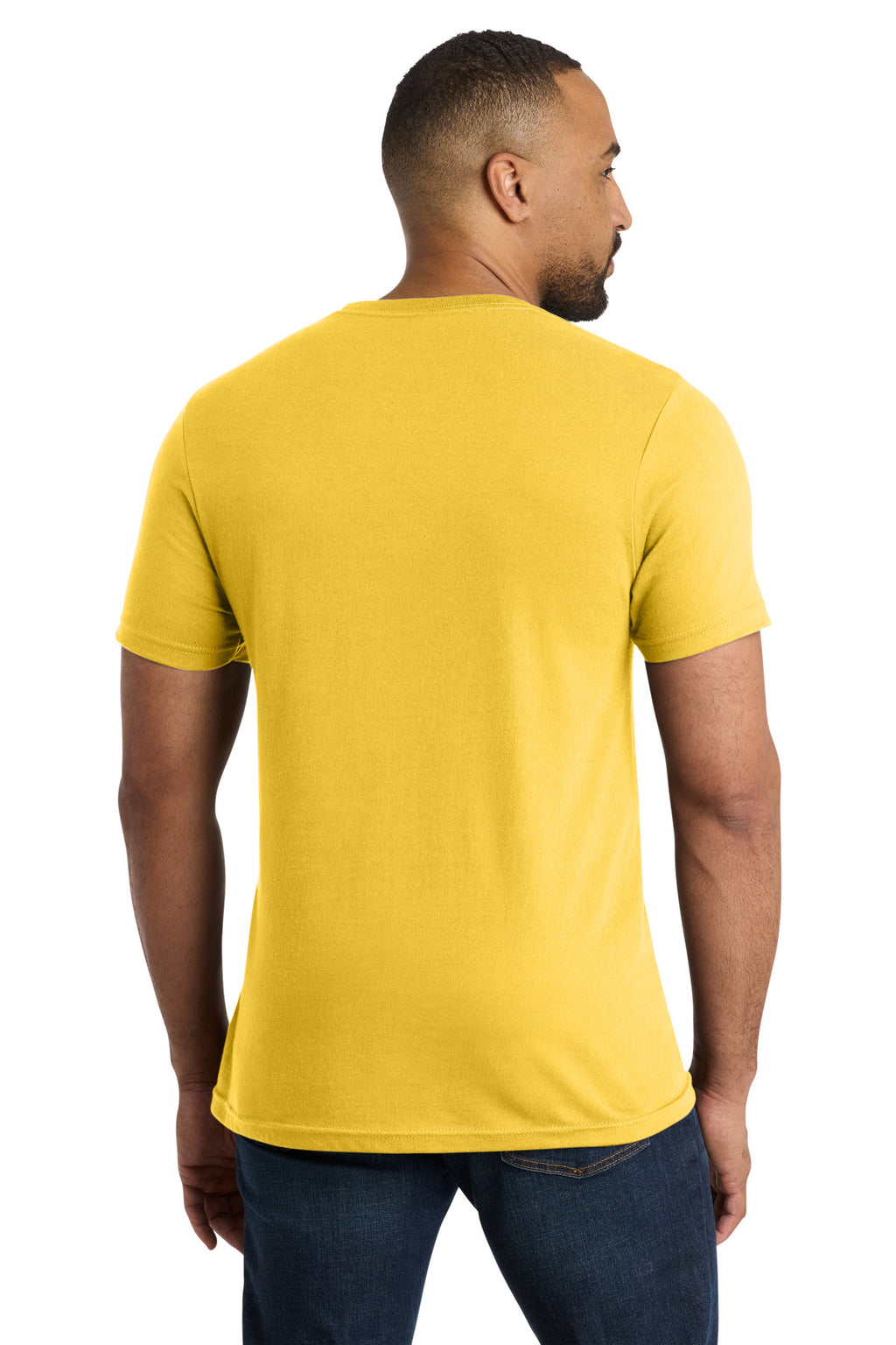 Port & Co Bouncer Tee PC600 - Lemon Yellow - back