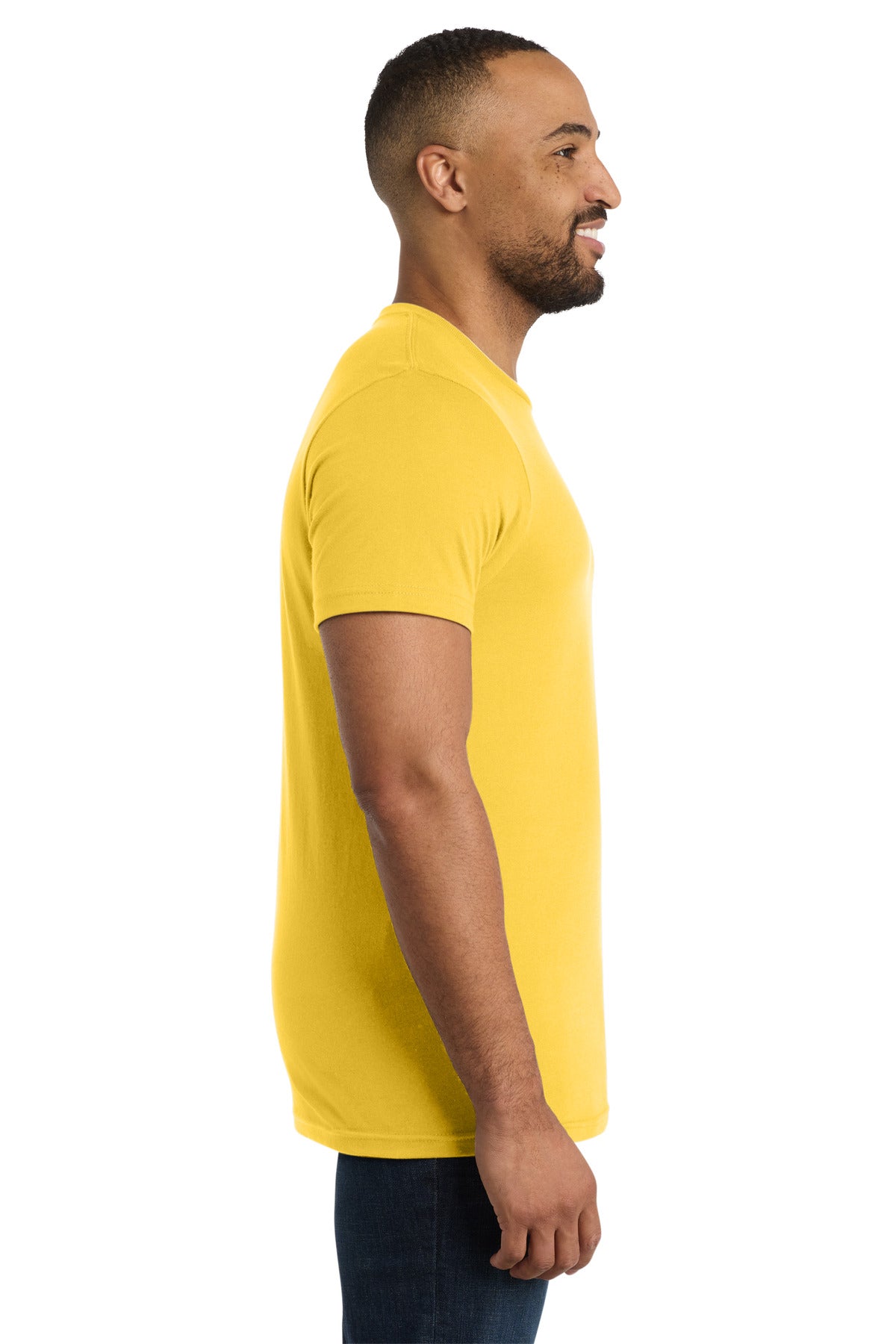Port & Co Bouncer Tee PC600 - Lemon Yellow - side