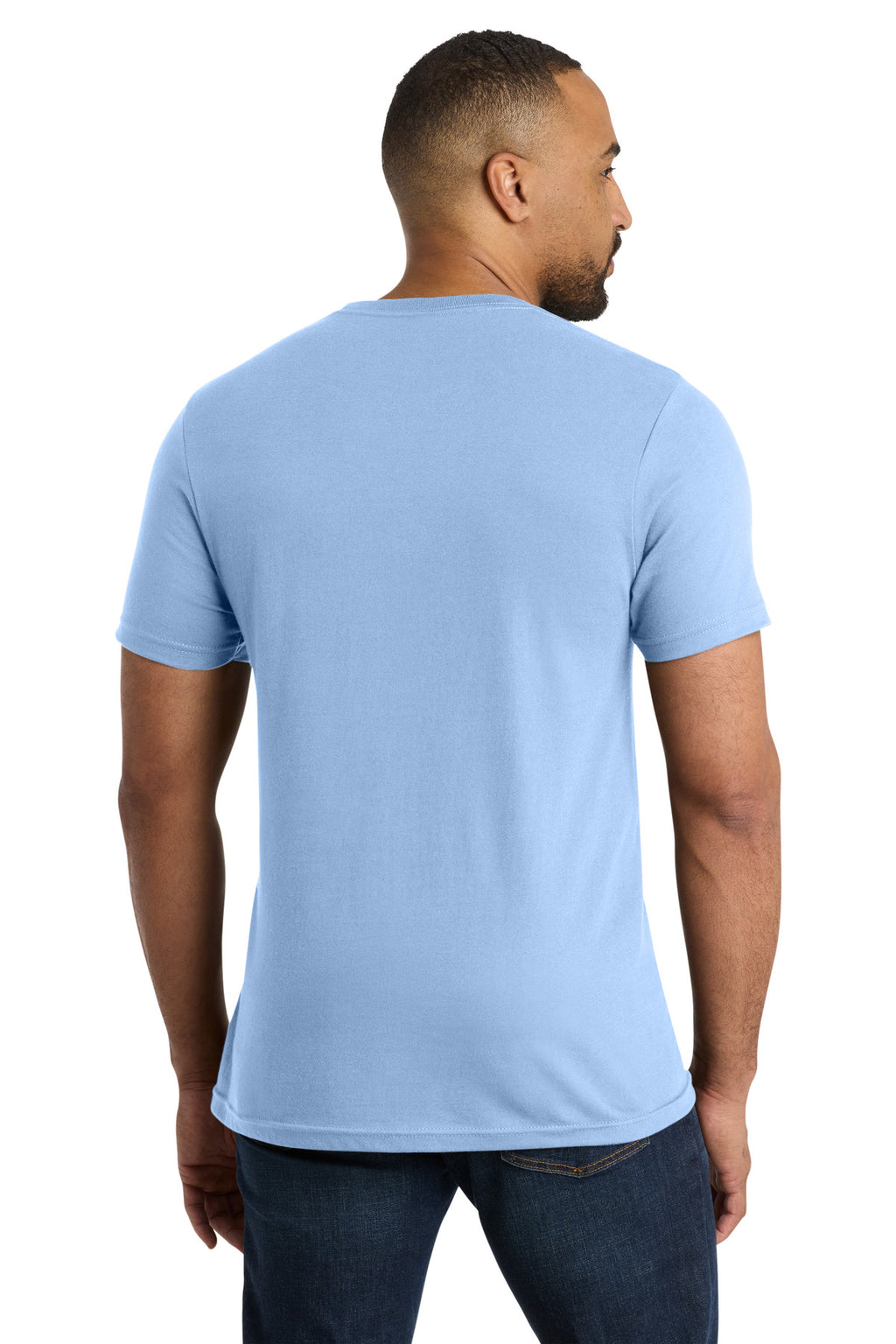 Port & Co Bouncer Tee PC600 - Light Blue - back