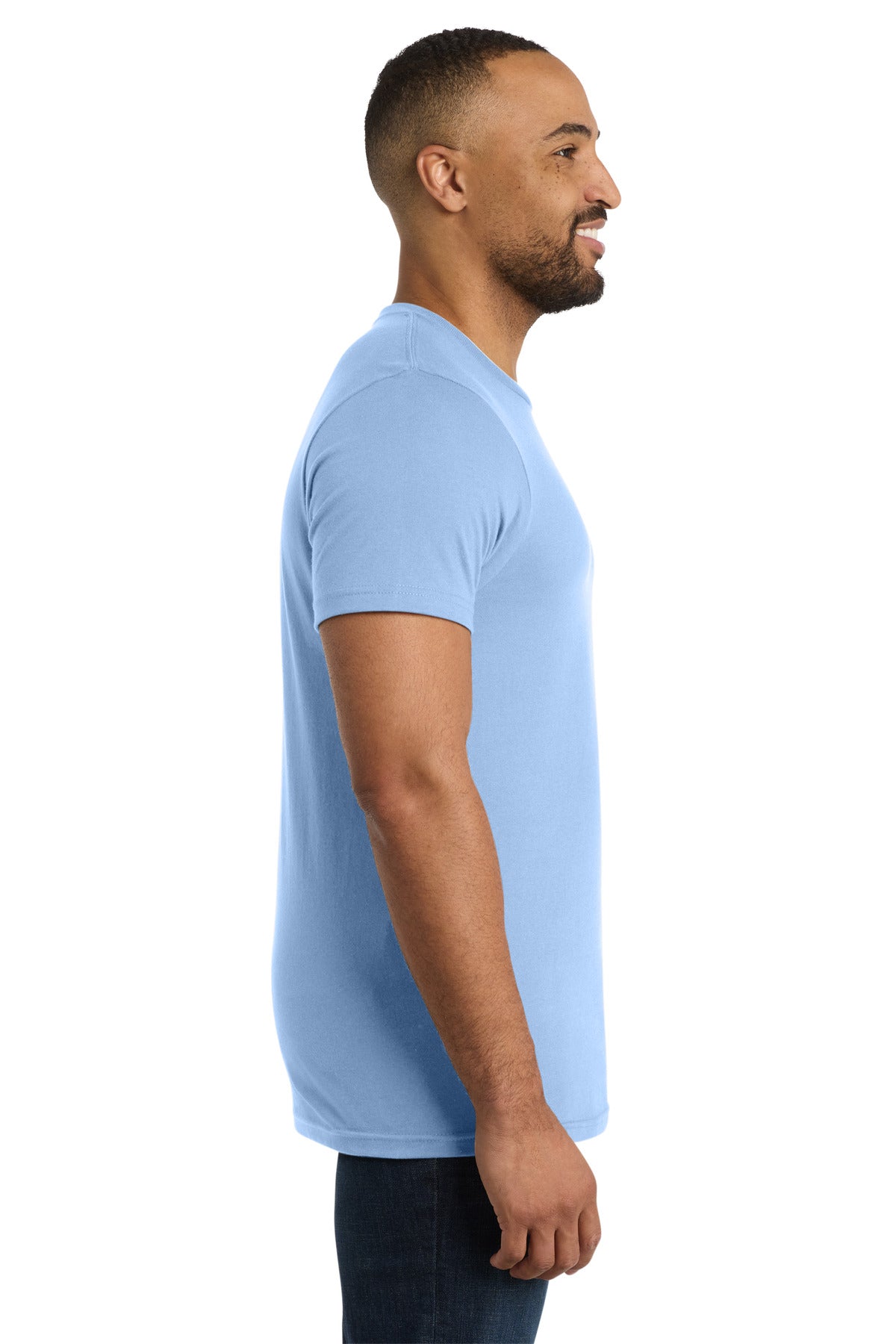 Port & Co Bouncer Tee PC600 - Light Blue - side