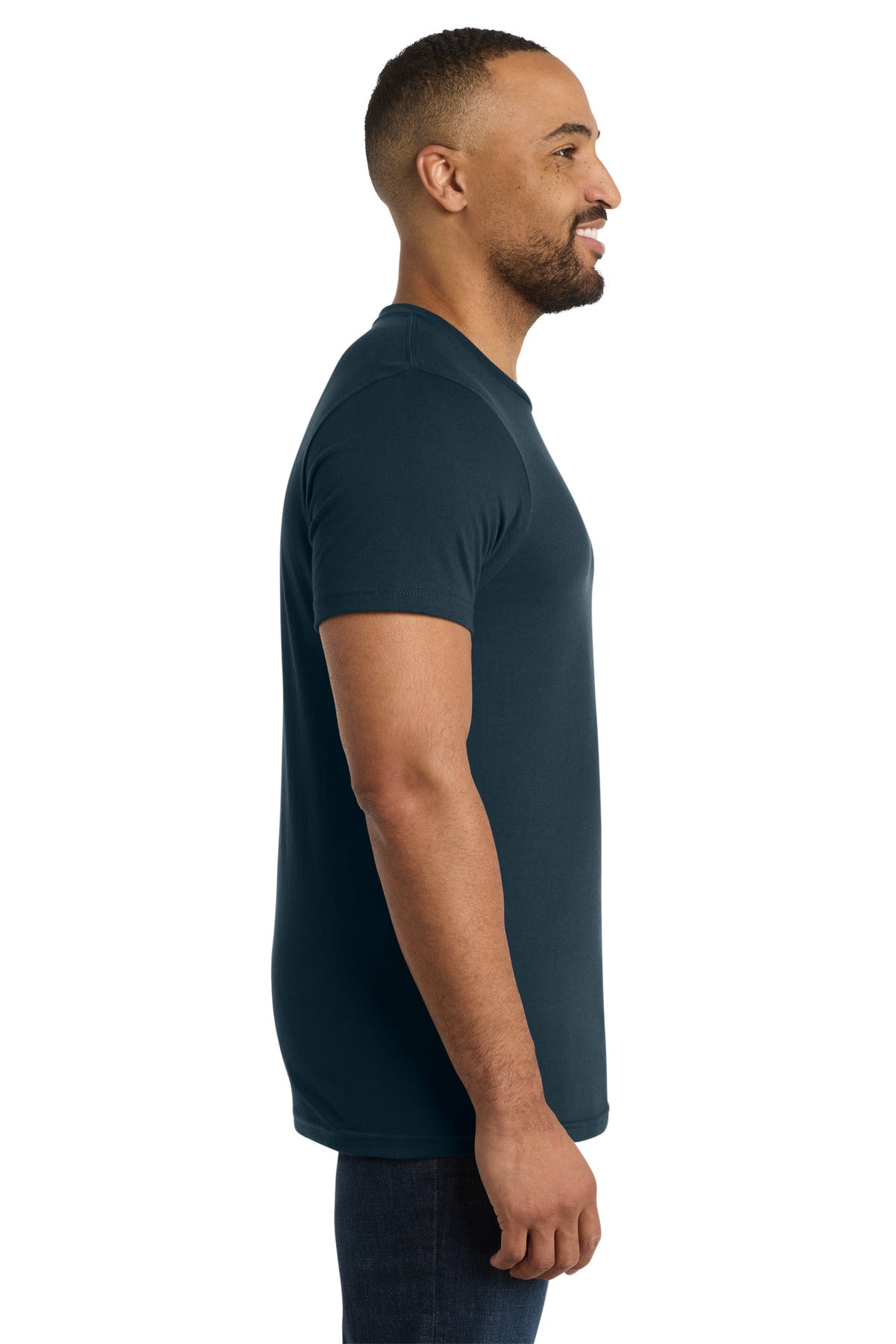 Port & Co Bouncer Tee PC600 - Navy Blue - side