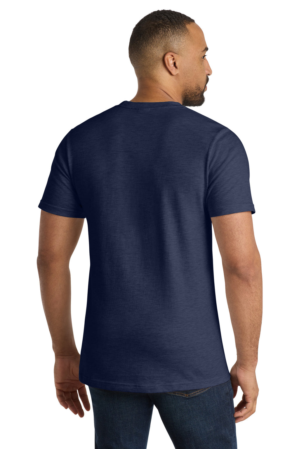 Port & Co Bouncer Tee PC600 - Team Navy Heather - back