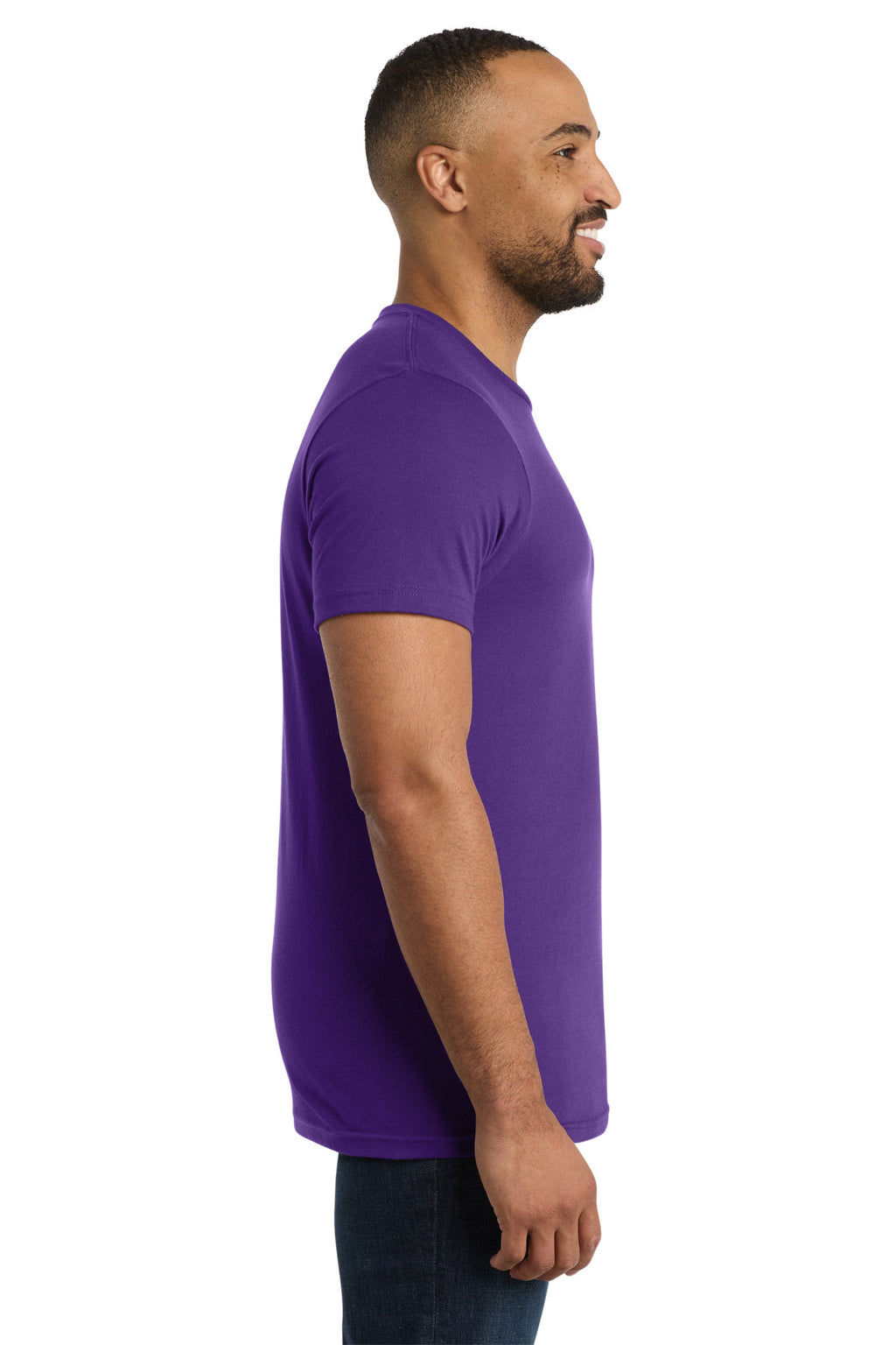 Port & Co Bouncer Tee PC600 - Team Purple - side