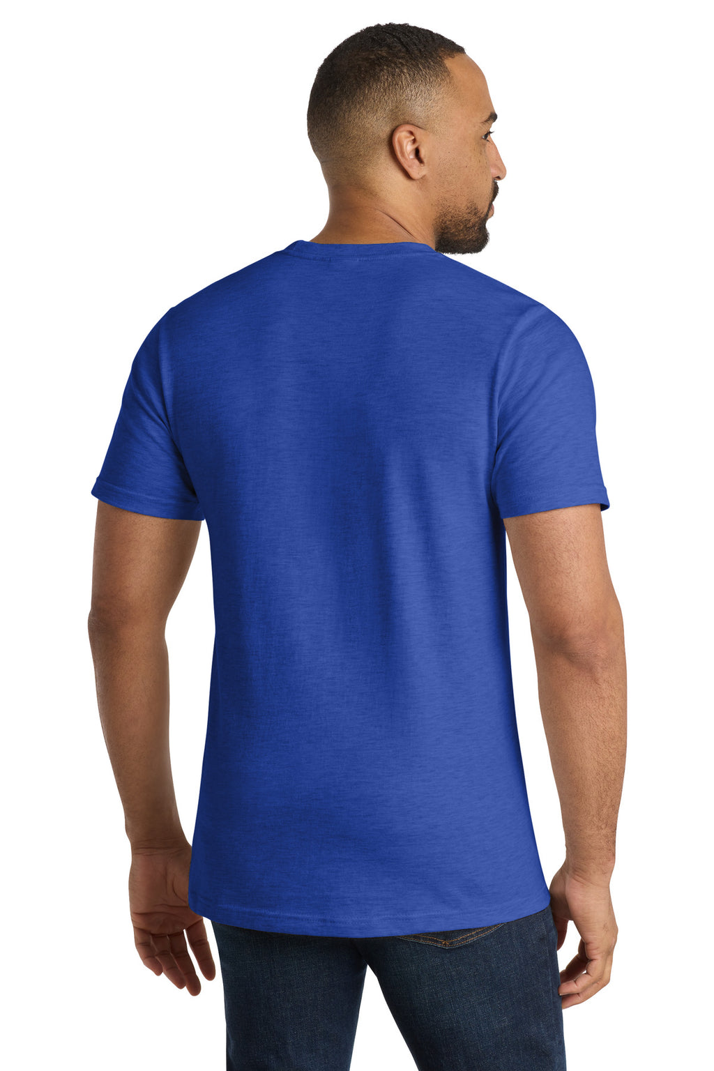 Port & Co Bouncer Tee PC600 - True Royal Heather - back