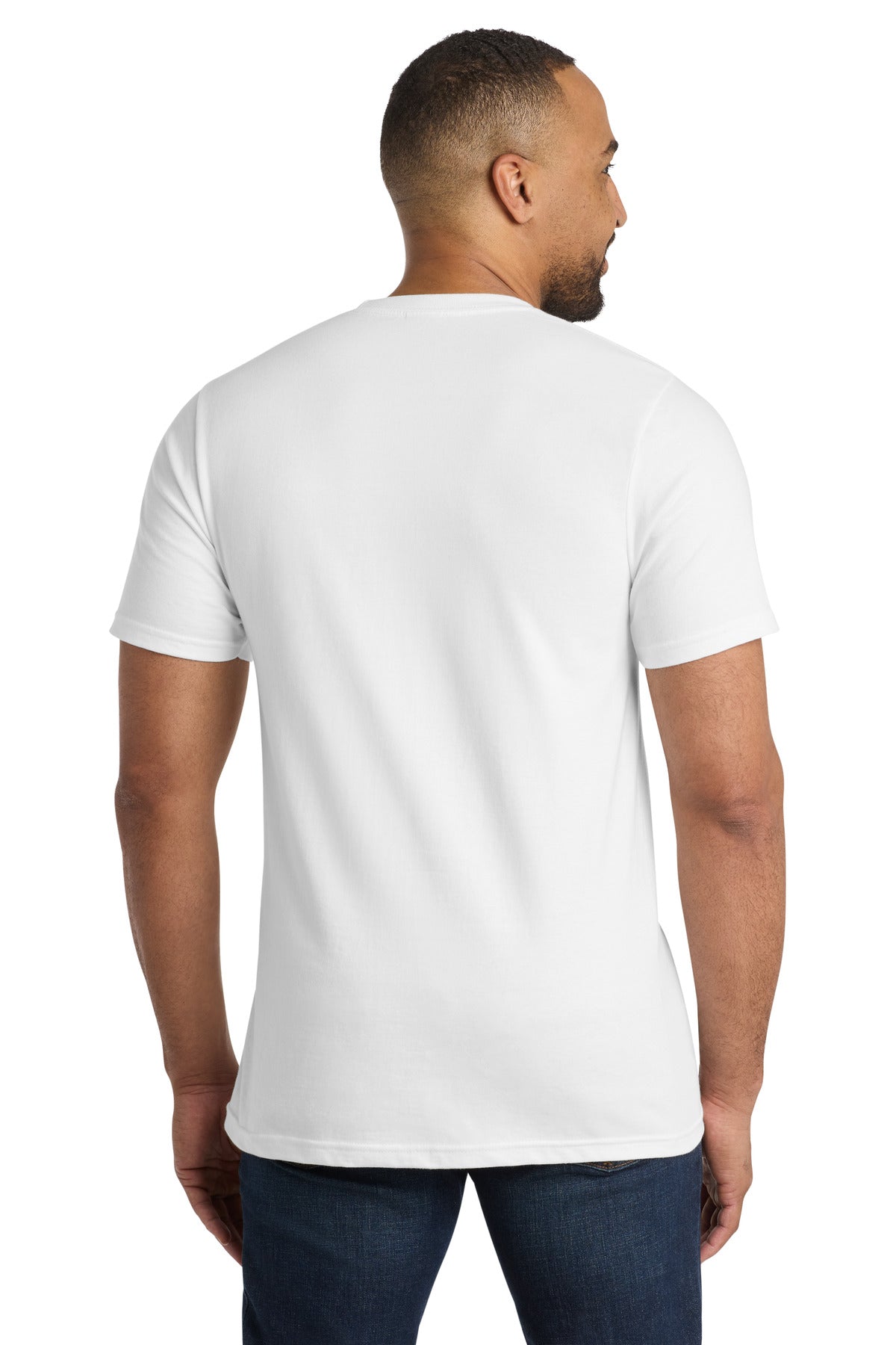 Port & Co Bouncer Tee PC600 - White - back