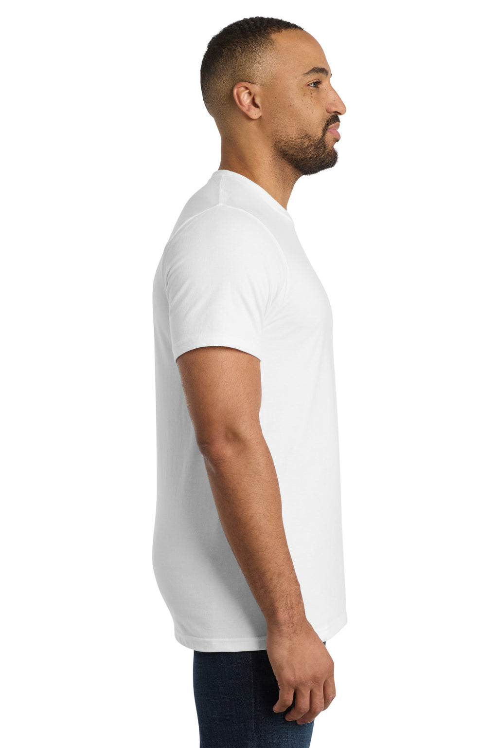 Port & Co Bouncer Tee PC600 - White - side
