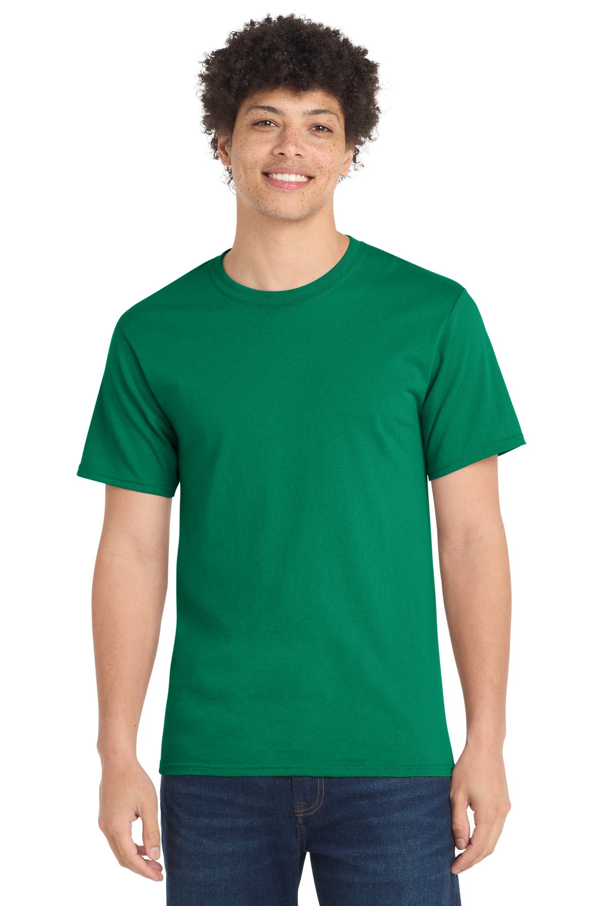 Port & Co Tall Essential Tee. PC61T - Kelly - front