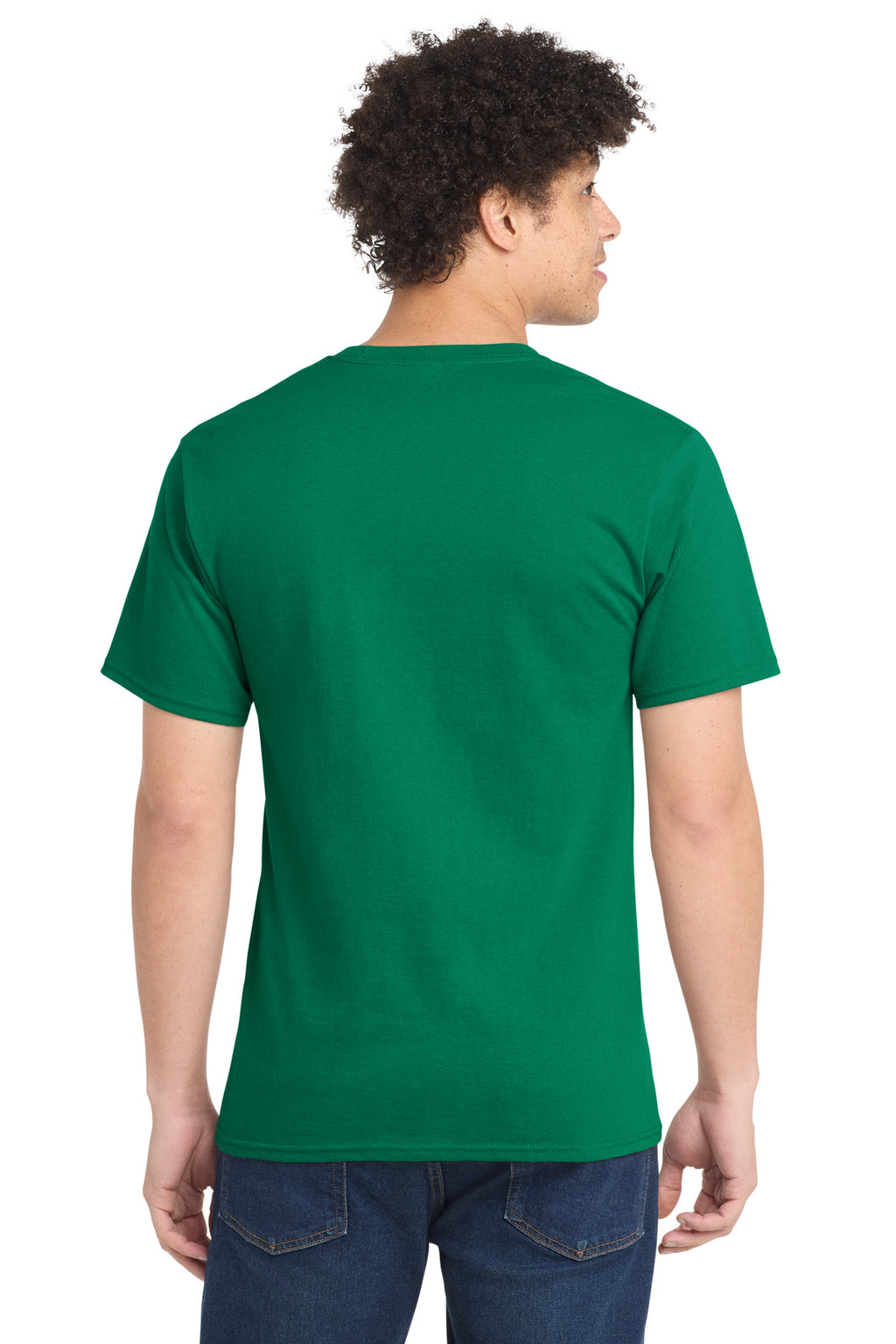 Port & Co Essential Tee. PC61 - Kelly - back