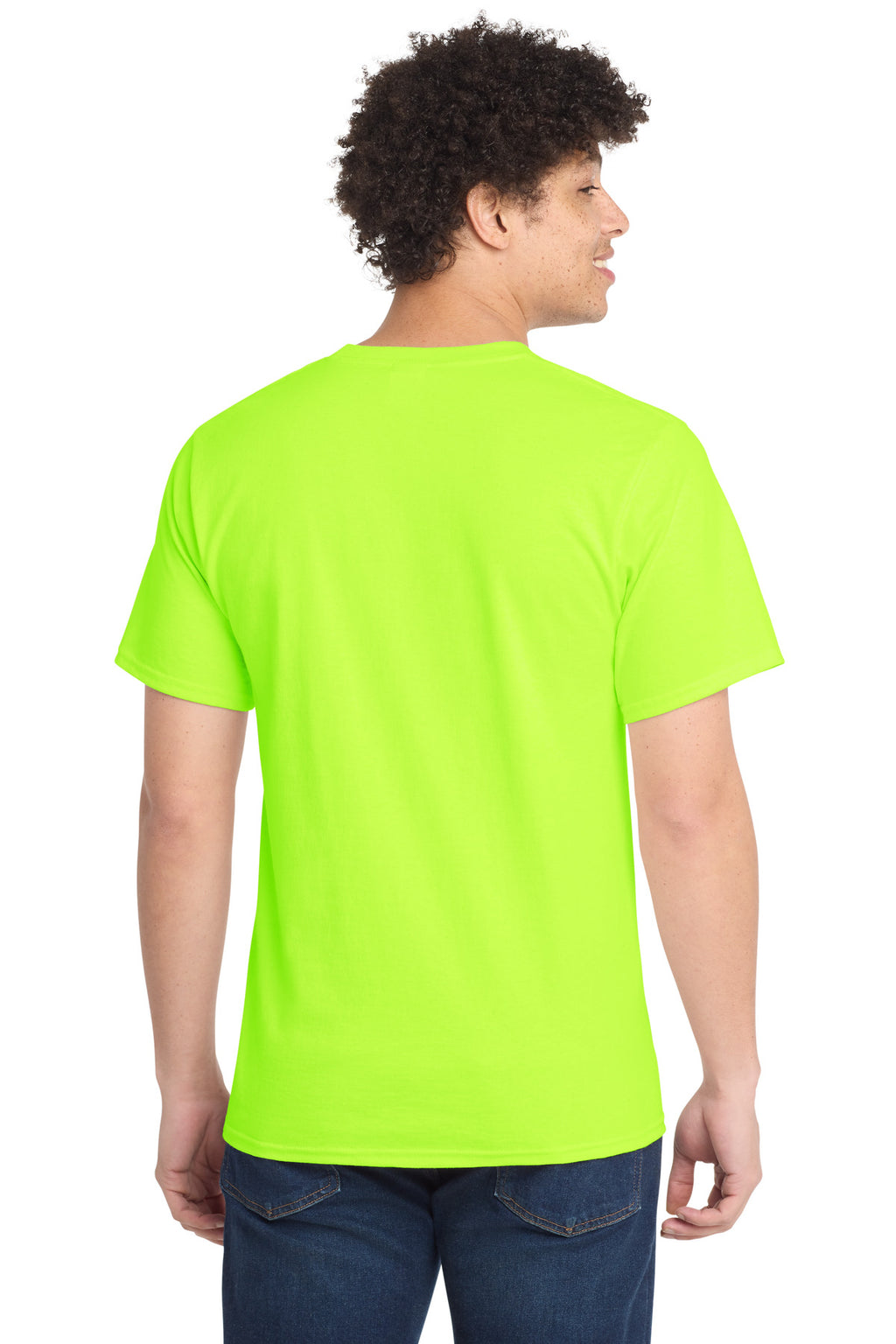 Port & Co Essential Tee. PC61 - S. Green - back