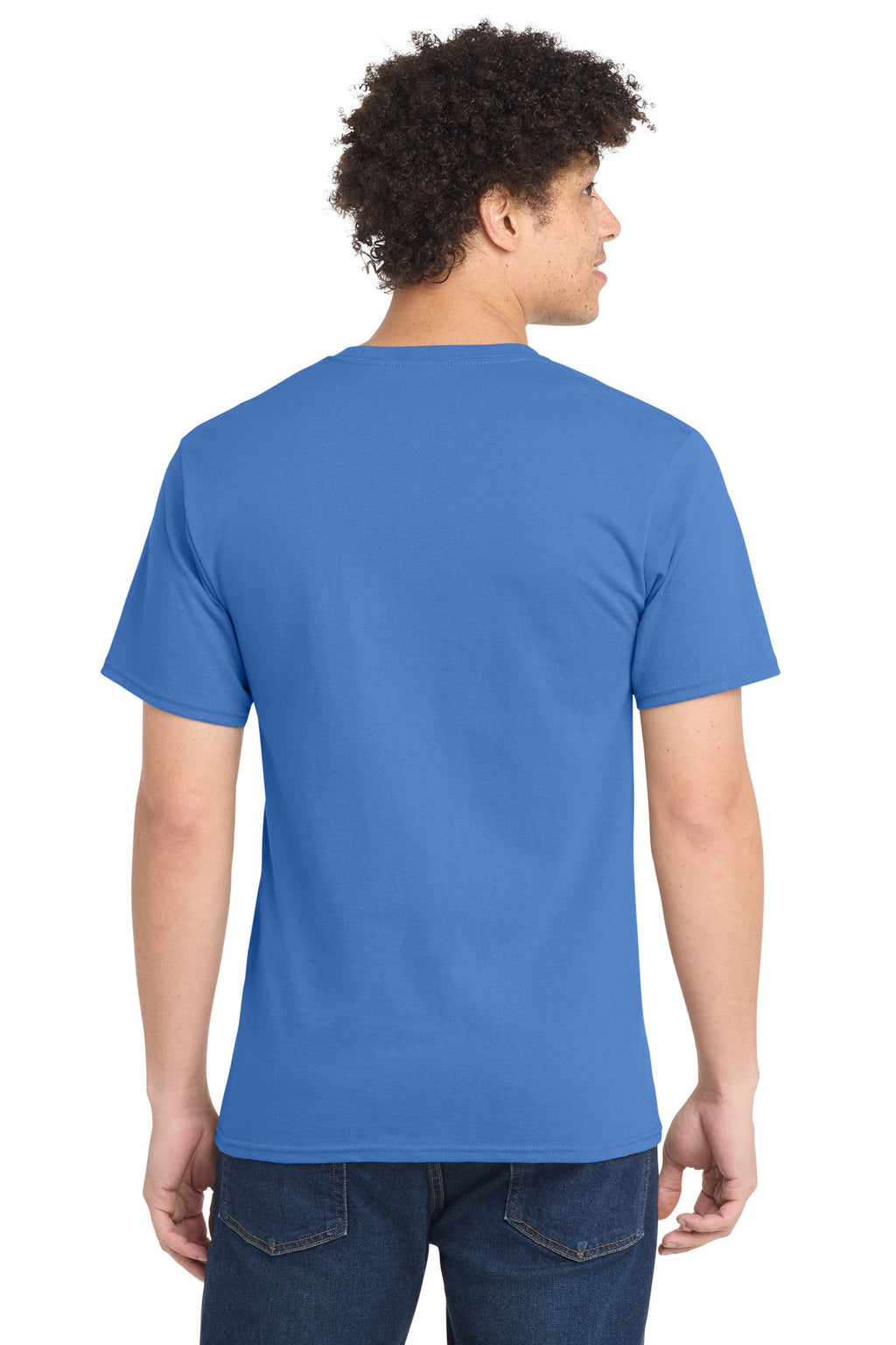 Port & Co Essential Tee. PC61 - Ultramarine Blue - back