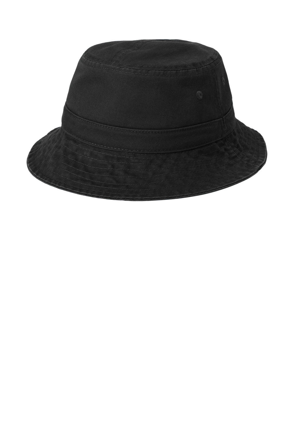 Port Authority Bucket Hat. PWSH2 - Black - front