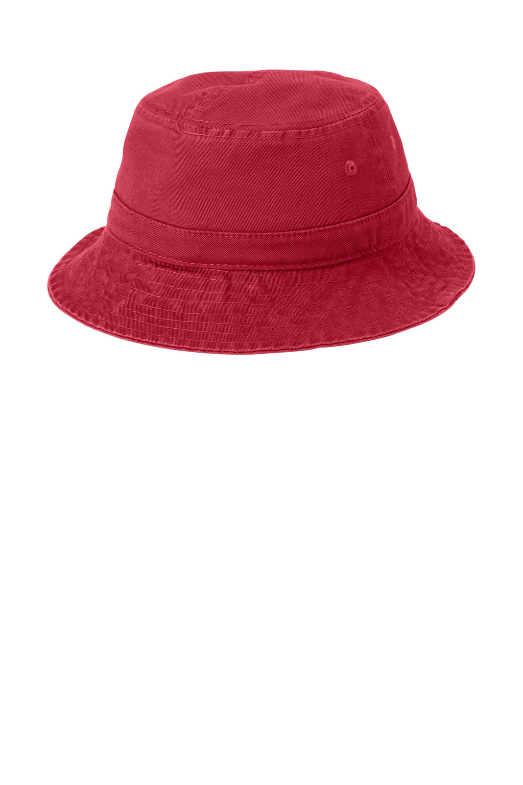 Port Authority Bucket Hat. PWSH2 - Red - back