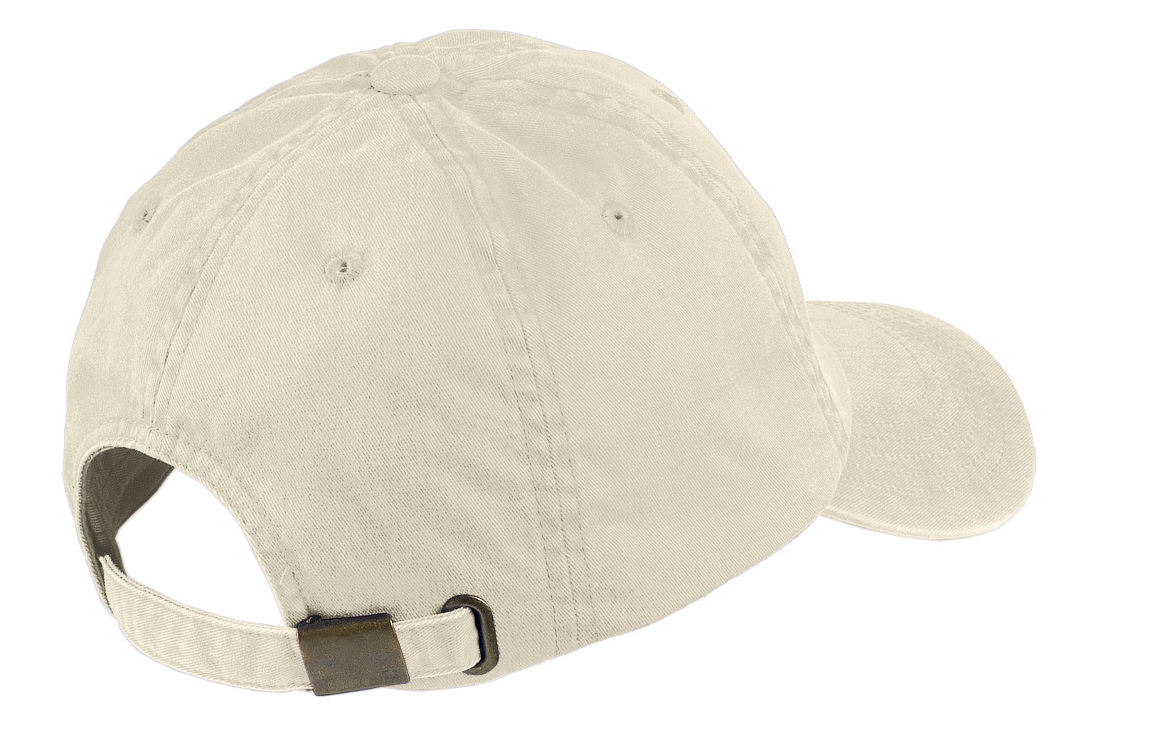 Port Authority Garment-Washed Cap. PWU - Stone - back
