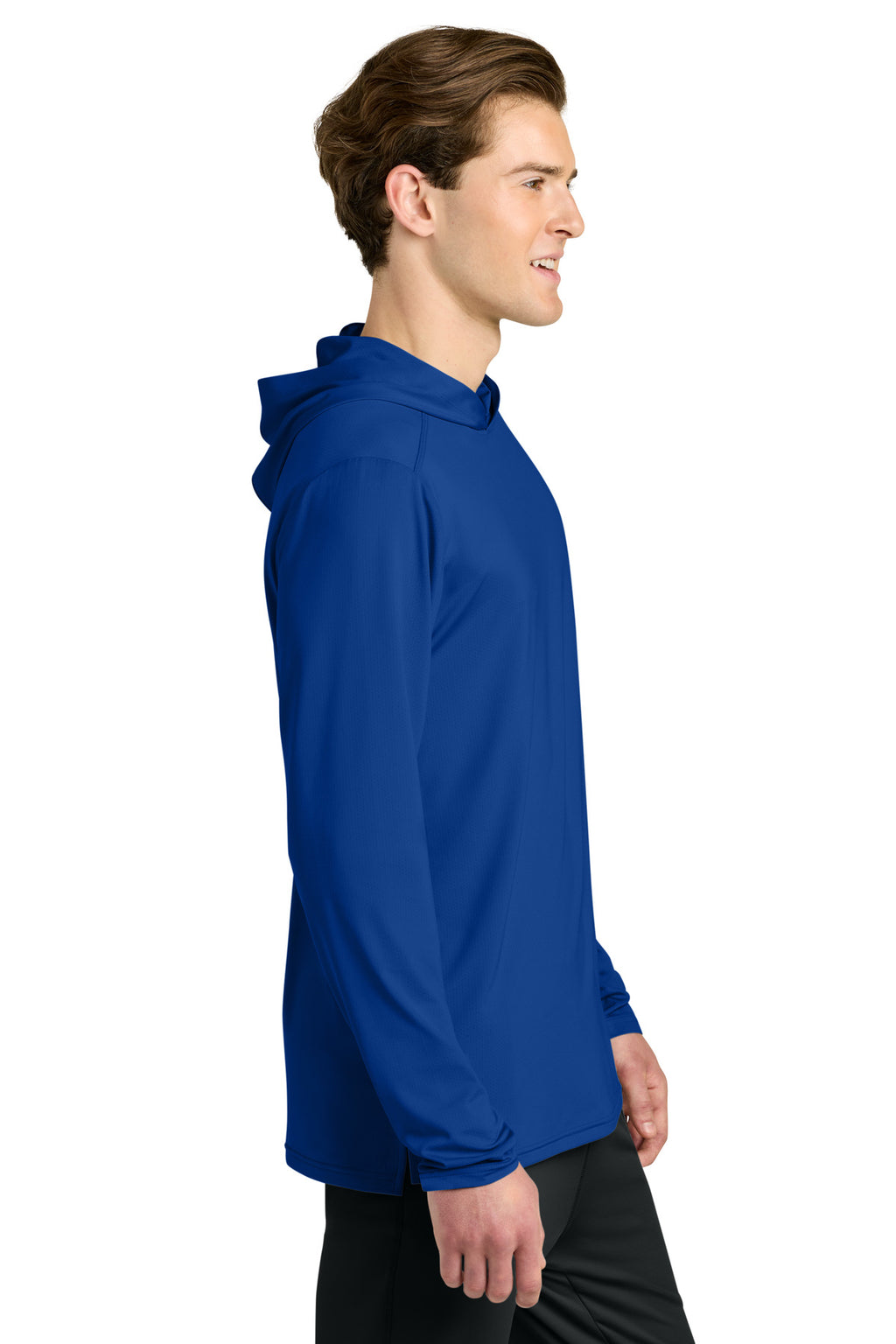 Richardson Clutch Long Sleeve Hoodie RA7110LSH - Royal - side