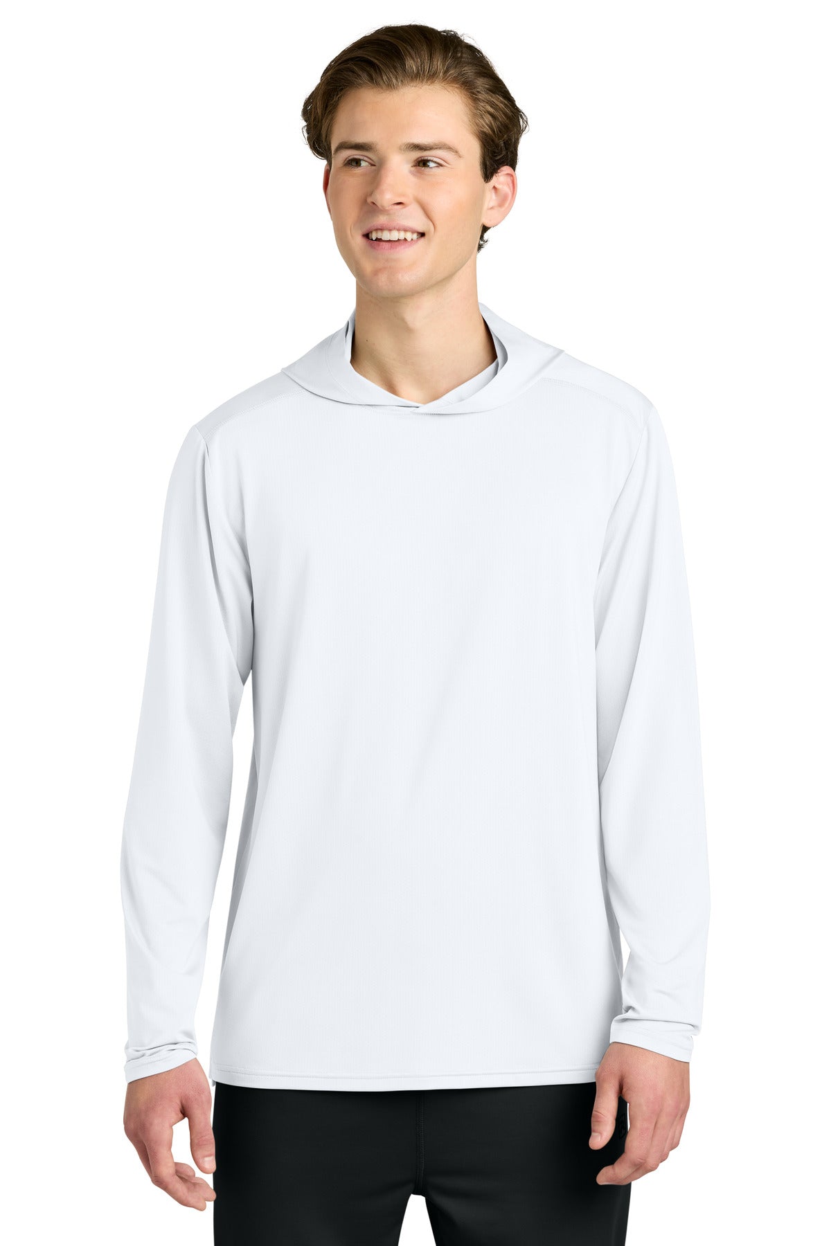 Richardson Clutch Long Sleeve Hoodie RA7110LSH - White - front