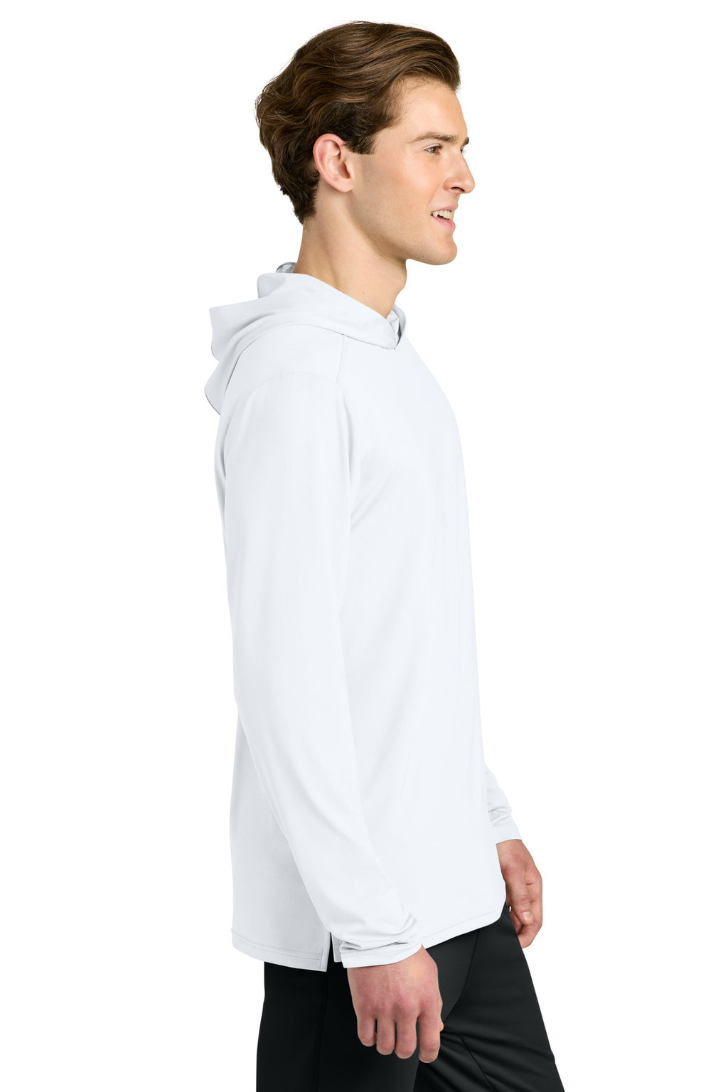 Richardson Clutch Long Sleeve Hoodie RA7110LSH - White - side
