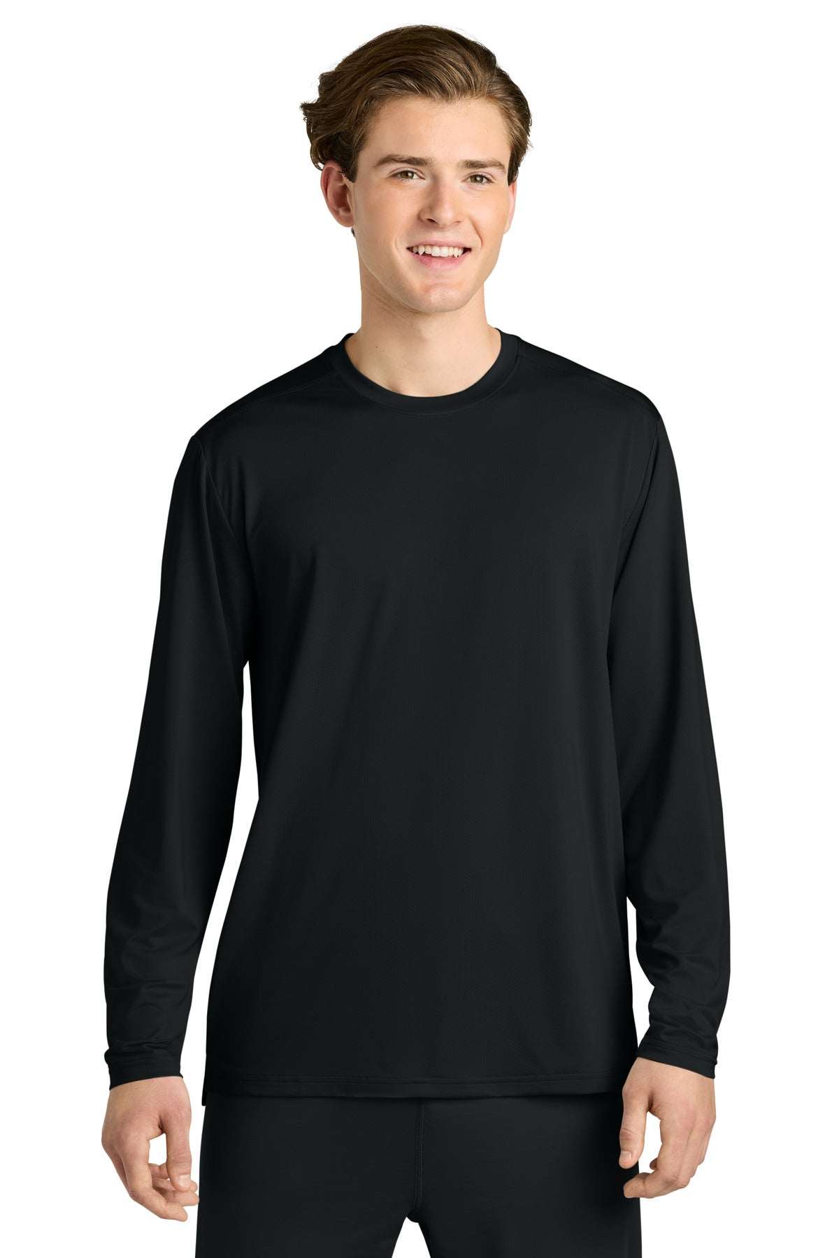 Richardson Clutch Long Sleeve Tee RA7110LS - Black - front