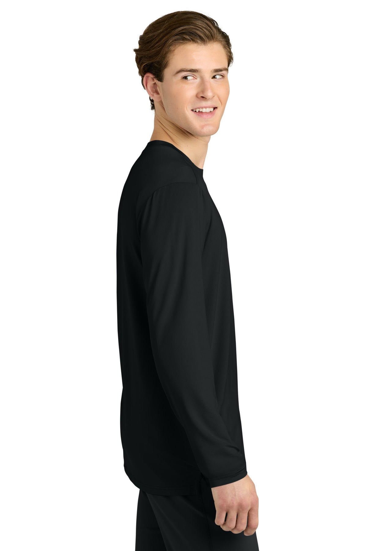 Richardson Clutch Long Sleeve Tee RA7110LS - Black - side