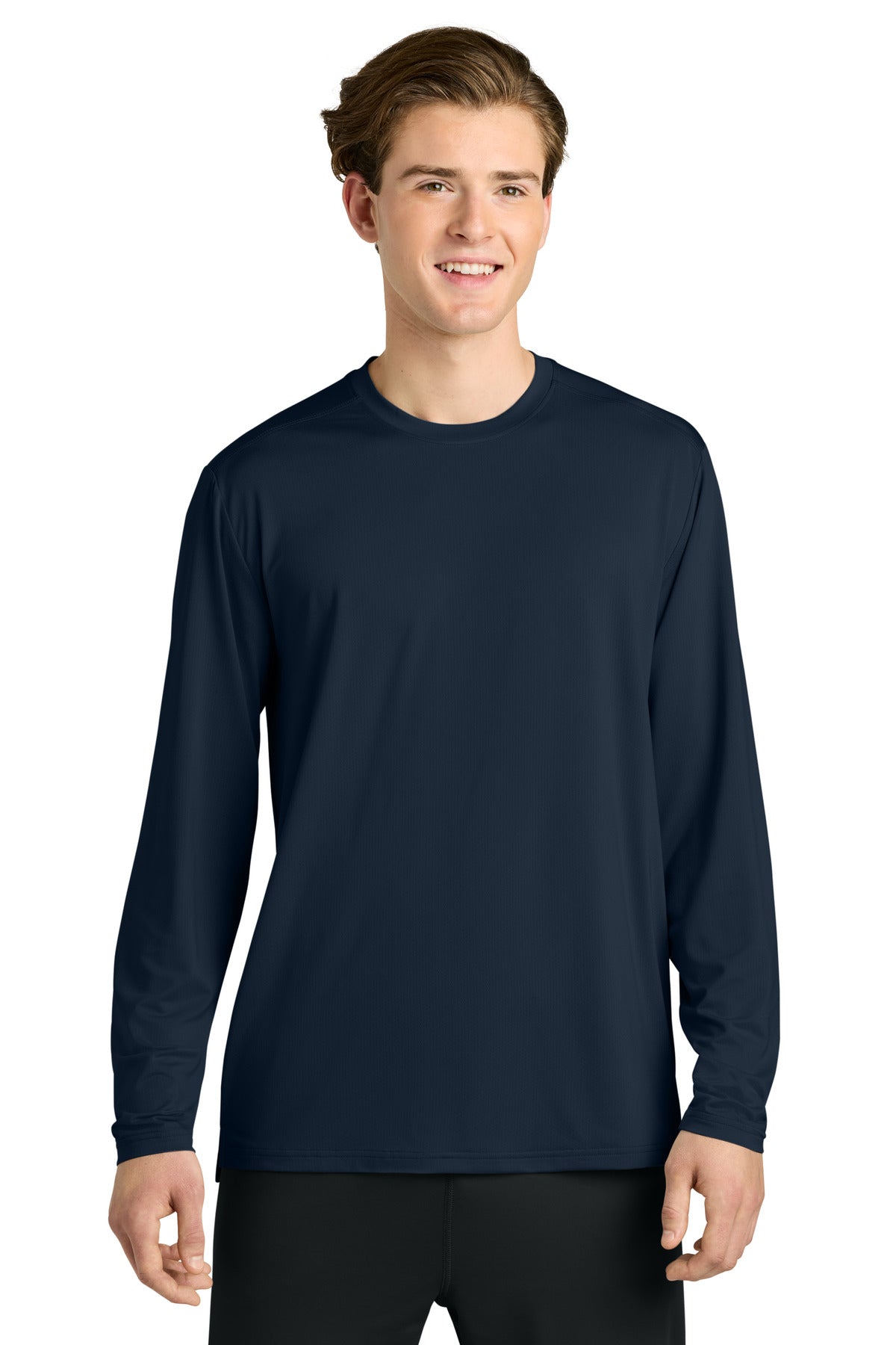 Richardson Clutch Long Sleeve Tee RA7110LS - Navy - front