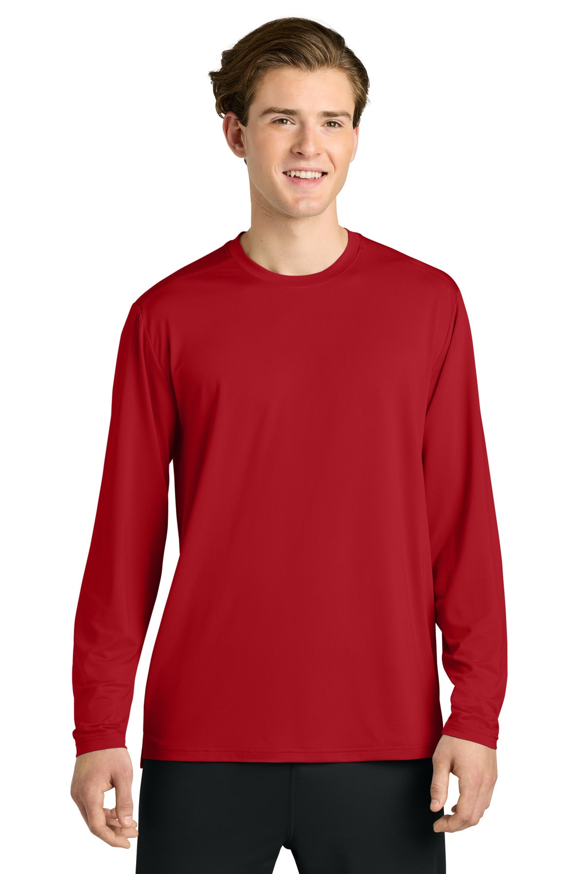 Richardson Clutch Long Sleeve Tee RA7110LS - Red - front