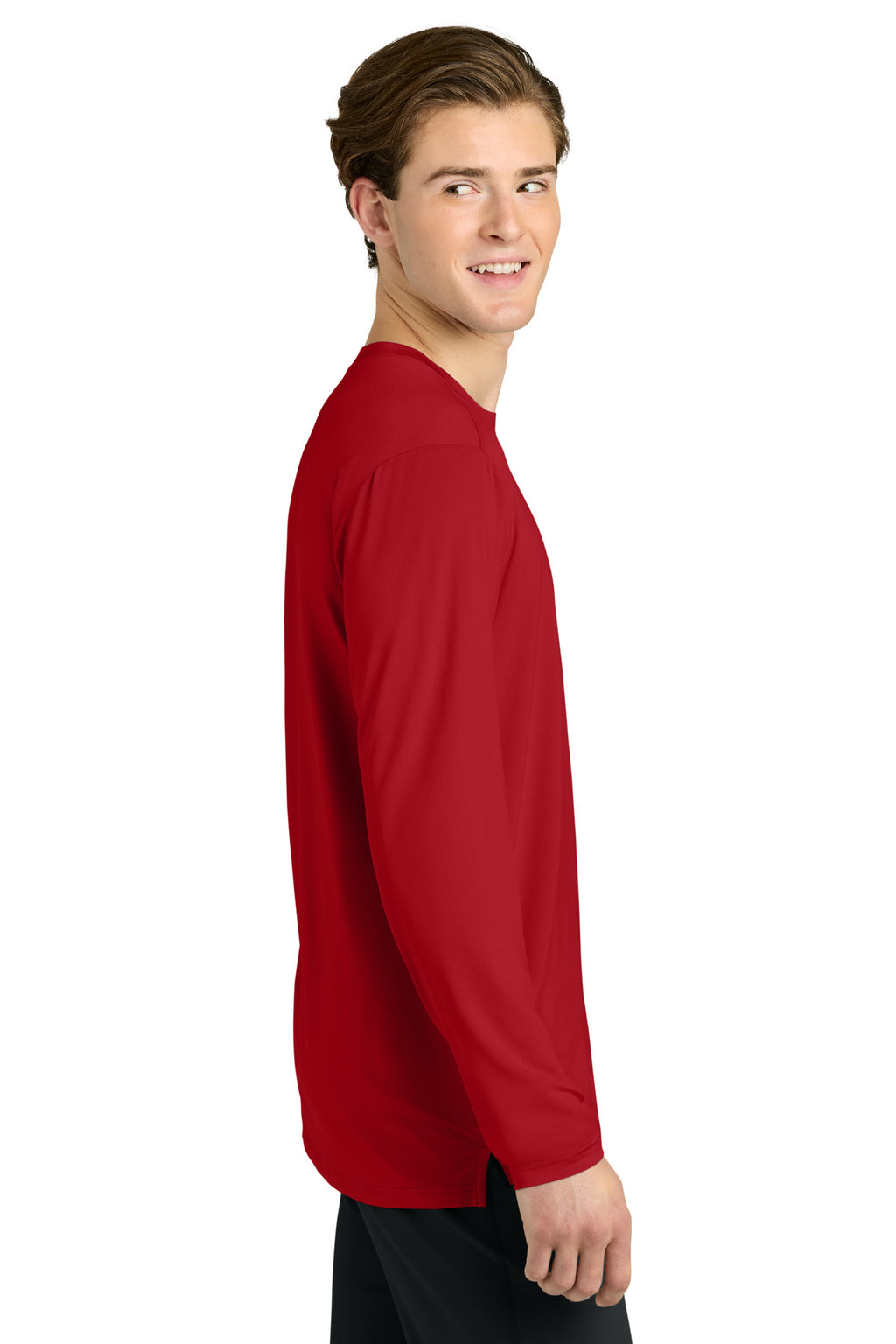 Richardson Clutch Long Sleeve Tee RA7110LS - Red - side