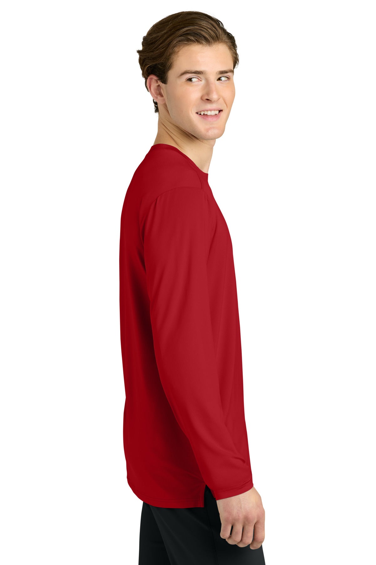 Richardson Clutch Long Sleeve Tee RA7110LS - Red - side
