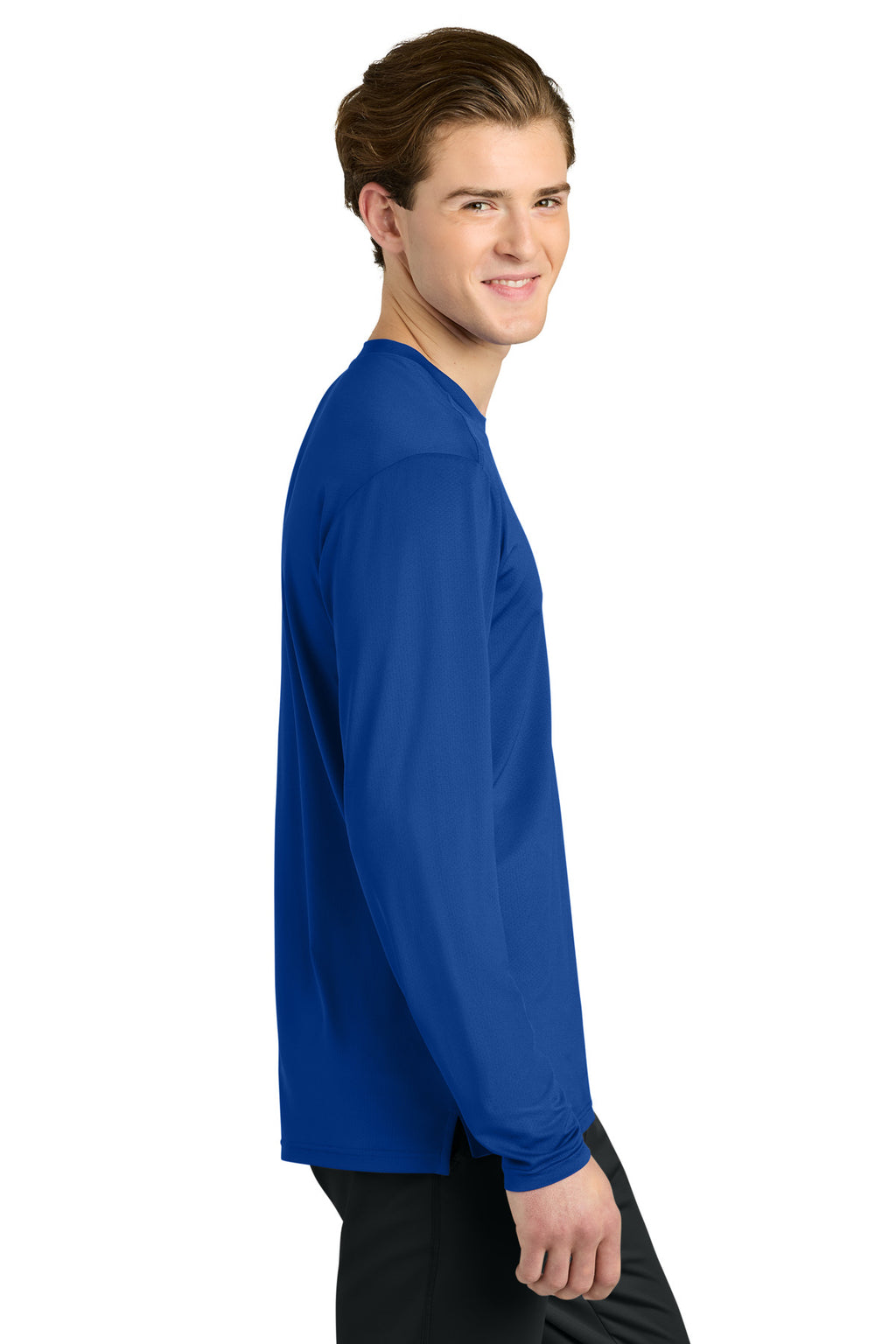 Richardson Clutch Long Sleeve Tee RA7110LS - Royal - side