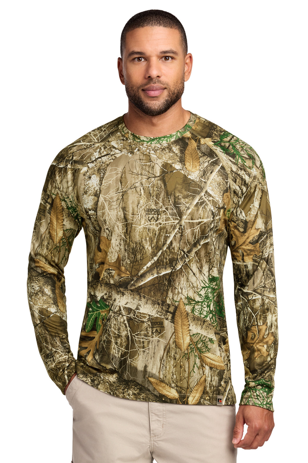 Russell Outdoors Realtree Performance Long Sleeve Tee RU150LS - Realtree Edge - front