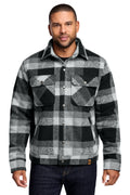 Russell Outdoors Basin Jacket RU550 - Deep Black Plaid - front