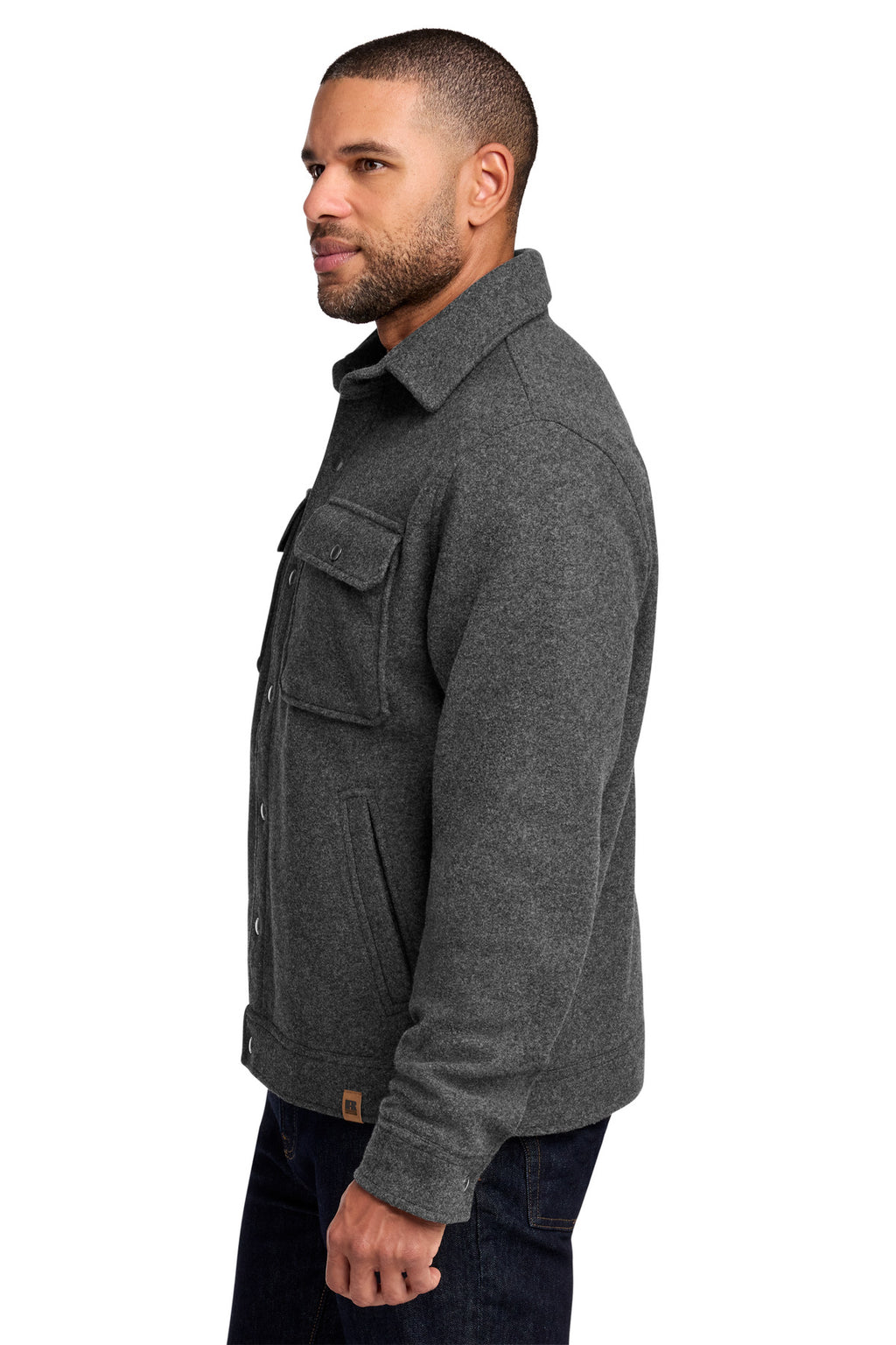 Russell Outdoors Basin Jacket RU550 - Graphite Heather - side