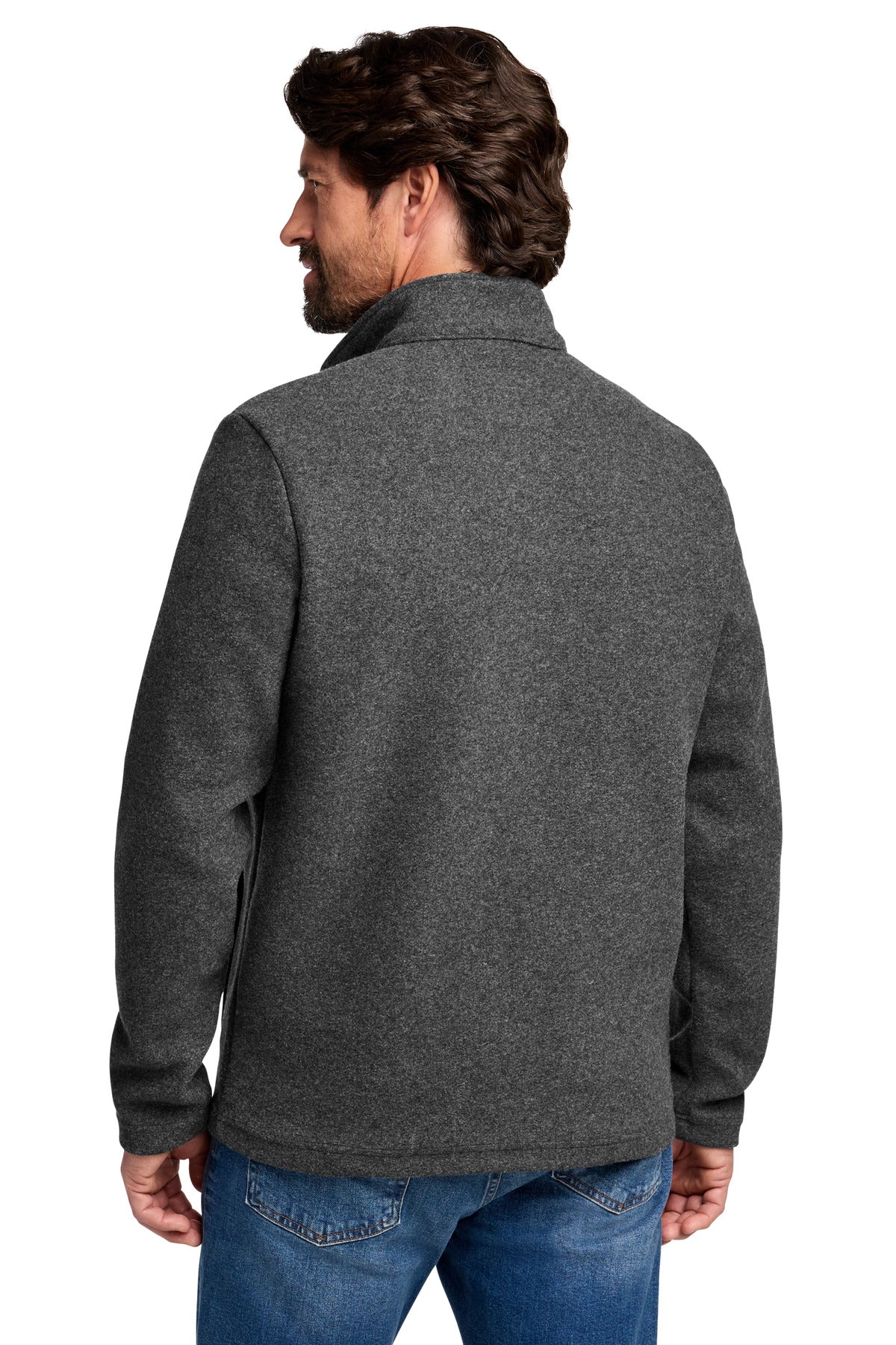 Russell Outdoors Basin Snap Pullover RU551 RU551 - Graphite Heather - back
