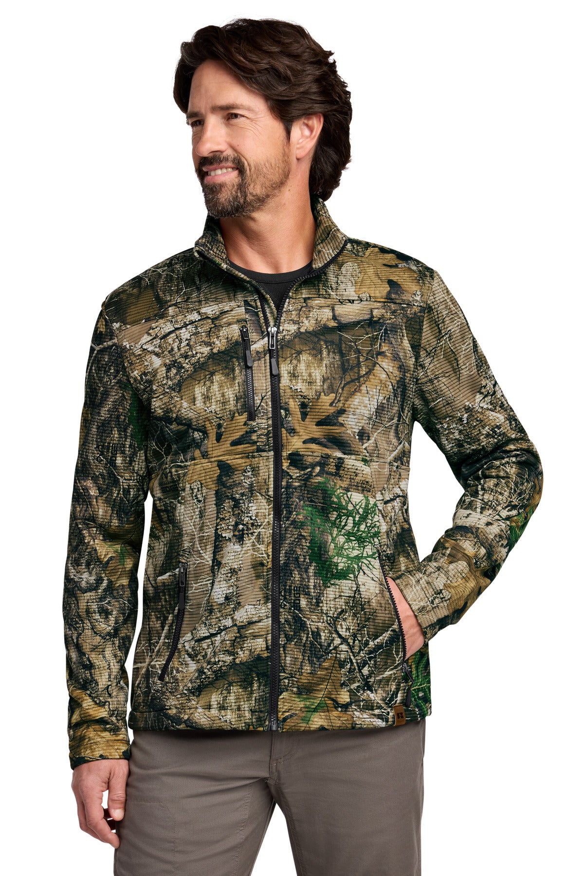 Russell Outdoors Realtree Atlas Soft Shell RU600 - Realtree Edge - front