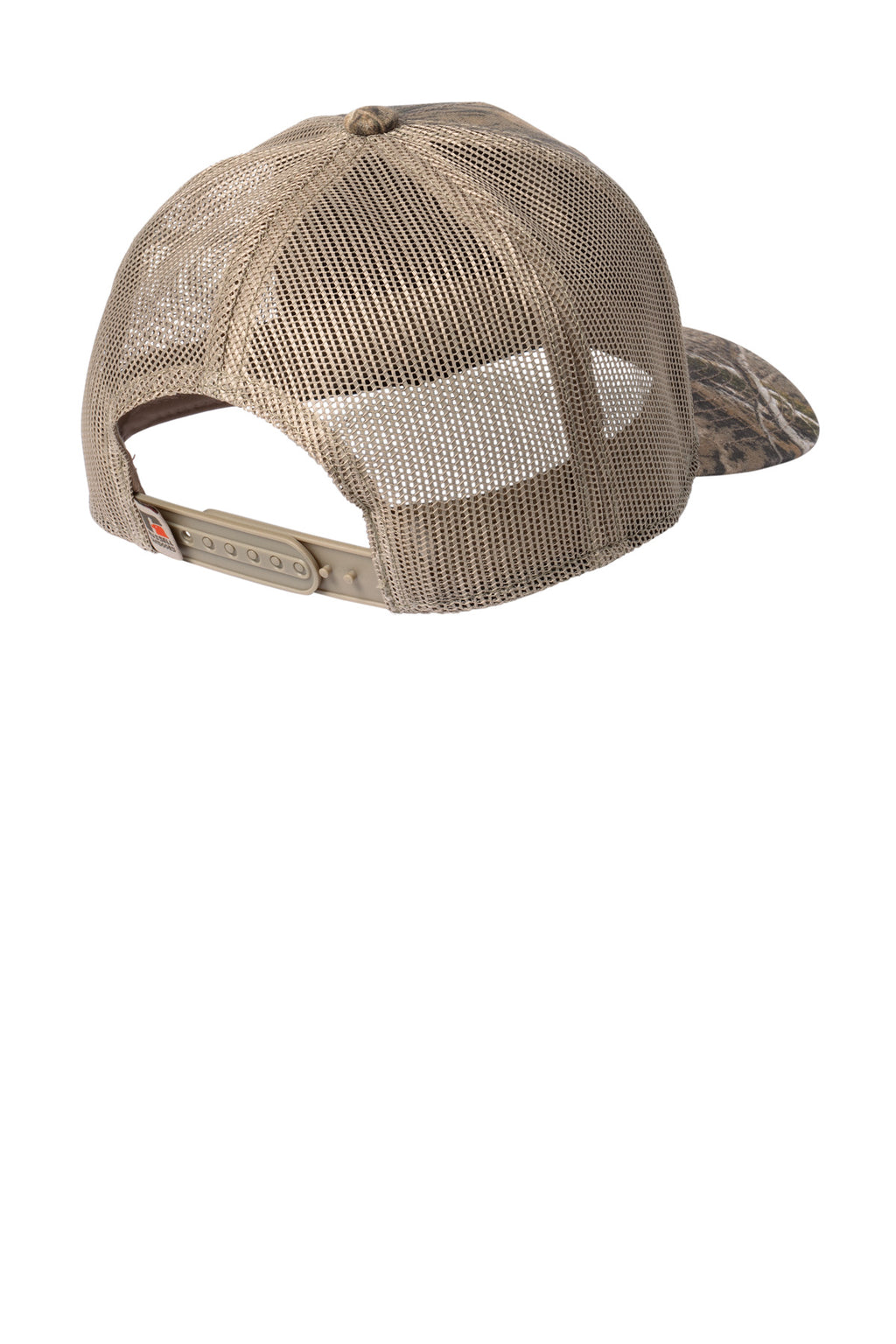 Russell Outdoors Camo Snapback Trucker Cap RU900 - Mossy Oak DNA/ Khaki - back