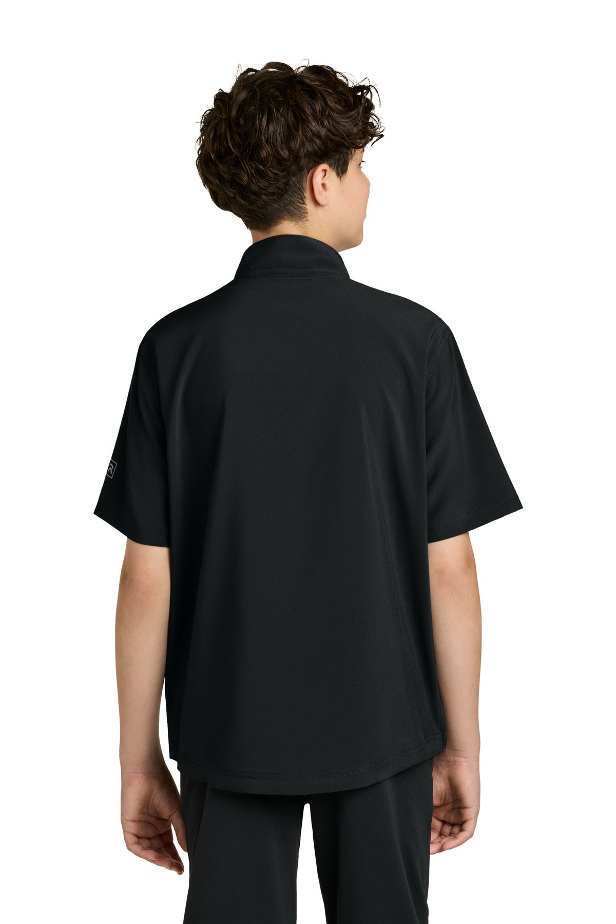 Richardson Youth Barrage Wind Shirt RY7400SSQ - Black - back